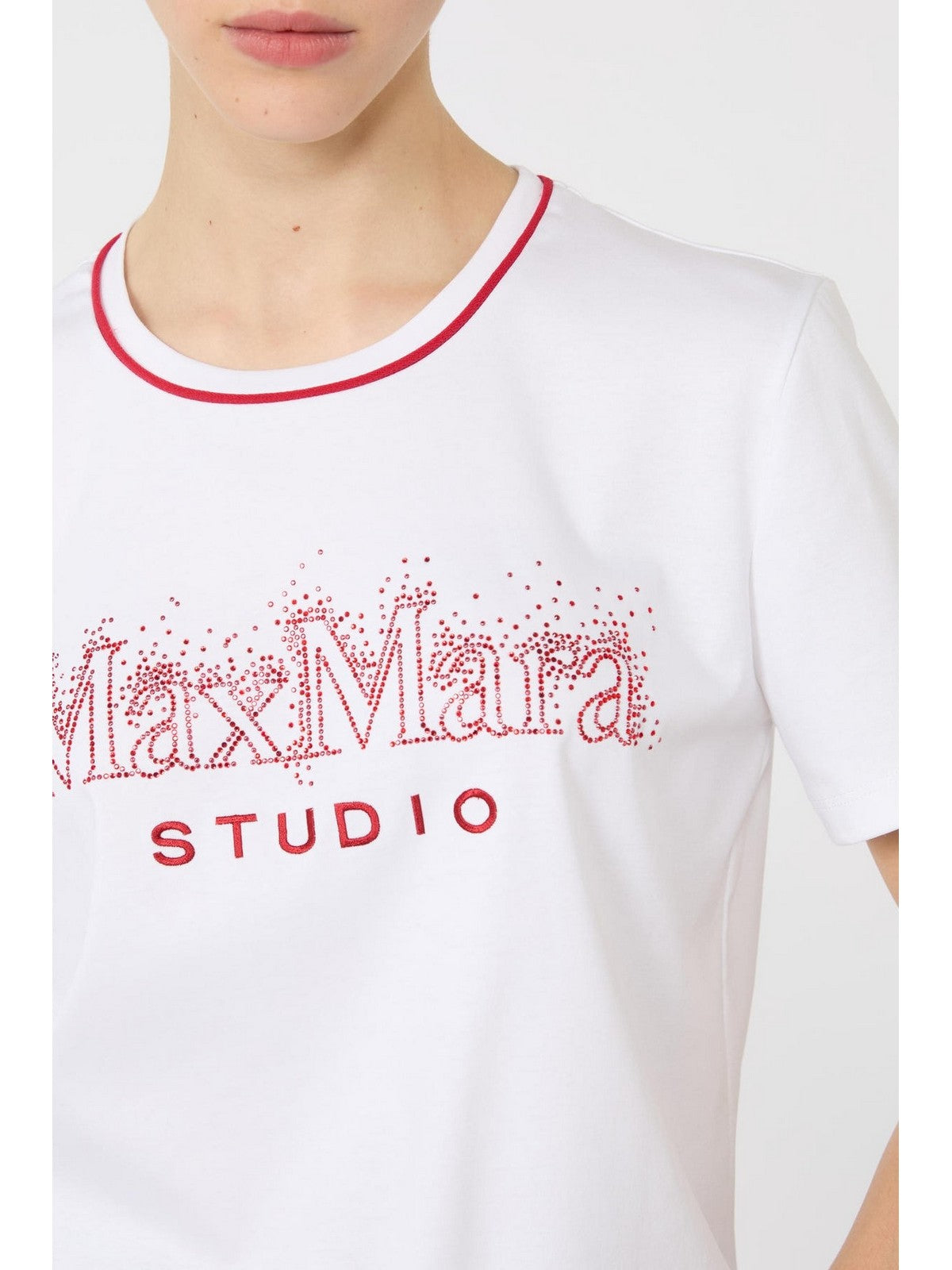 MAX MARA STUDIO T-shirt Donna MSTPUGNALE 2616971011600 001 Bianco