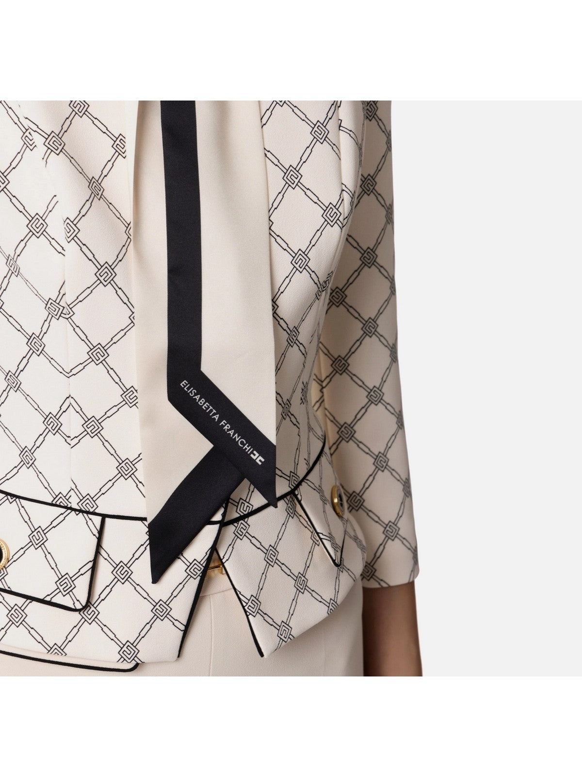 ELISABETTA FRANCHI Giacca Donna GIS5151E2-E84 Beige gioboutiqueweb