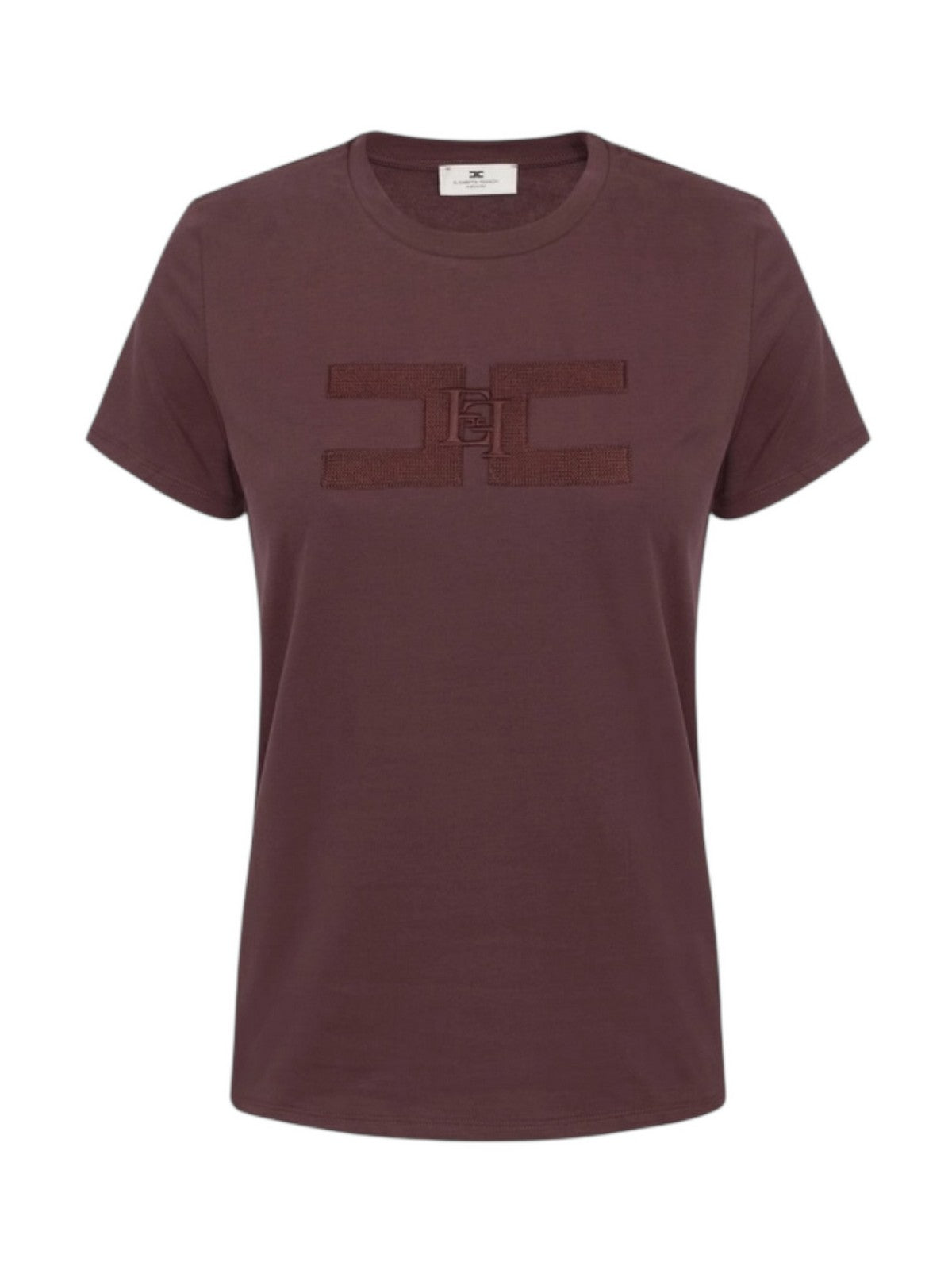 ELISABETTA FRANCHI T-shirt Donna MA00756E2 EA4 MERLOT gioboutiqueweb