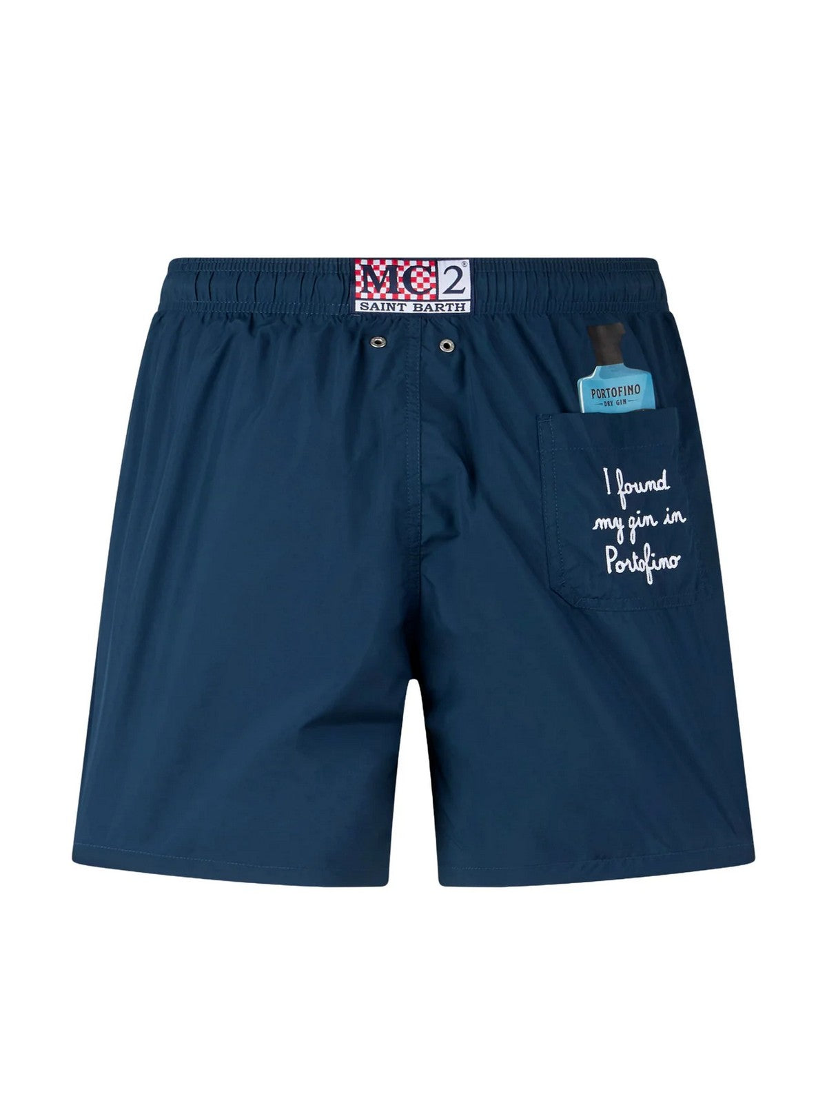 MC2 SAINT BARTH Costume da bagno Uomo GUSTAVIA EMBROIDERY 05688H PORTOFINO DRY GIN 61 EMB