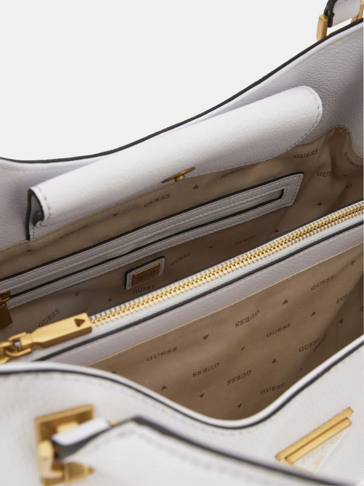 GUESS Borsa Donna James Girlfriend Sat HWVA92 22230 WHI Bianco gioboutiqueweb