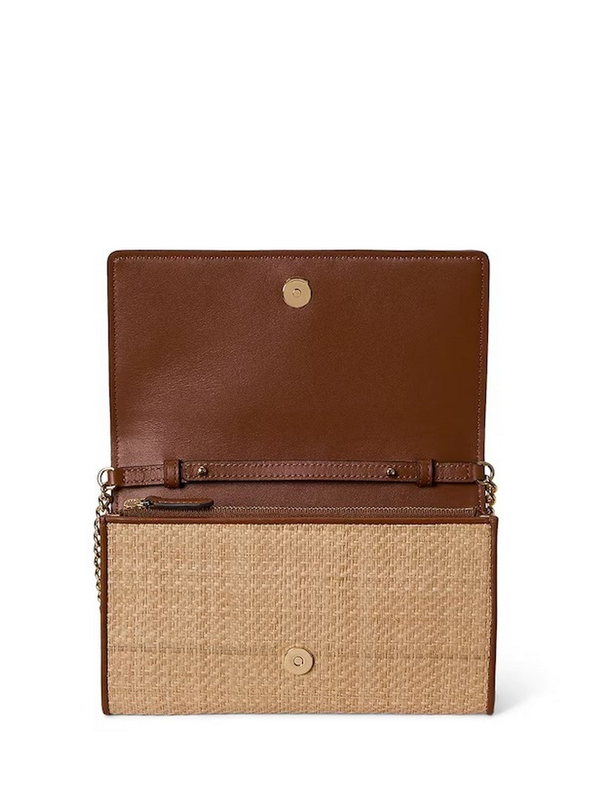 LAUREN RALPH LAUREN Portafoglio Donna ADAIR II-WALLET ON A CHAIN-LARGE 432P10517 001 NATURAL/LAUREN TAN