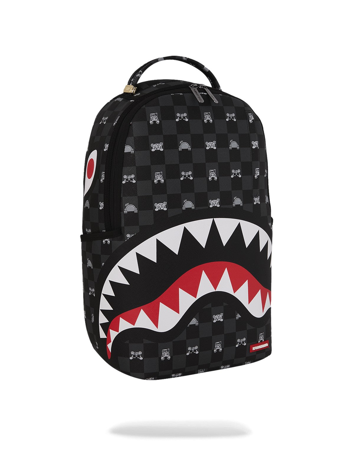 SPRAYGROUND Zaino Unisex adulto GRAY PEEKING CHARACTER CHECK DLXSV BACKPACK 910B8872NSZ Nero