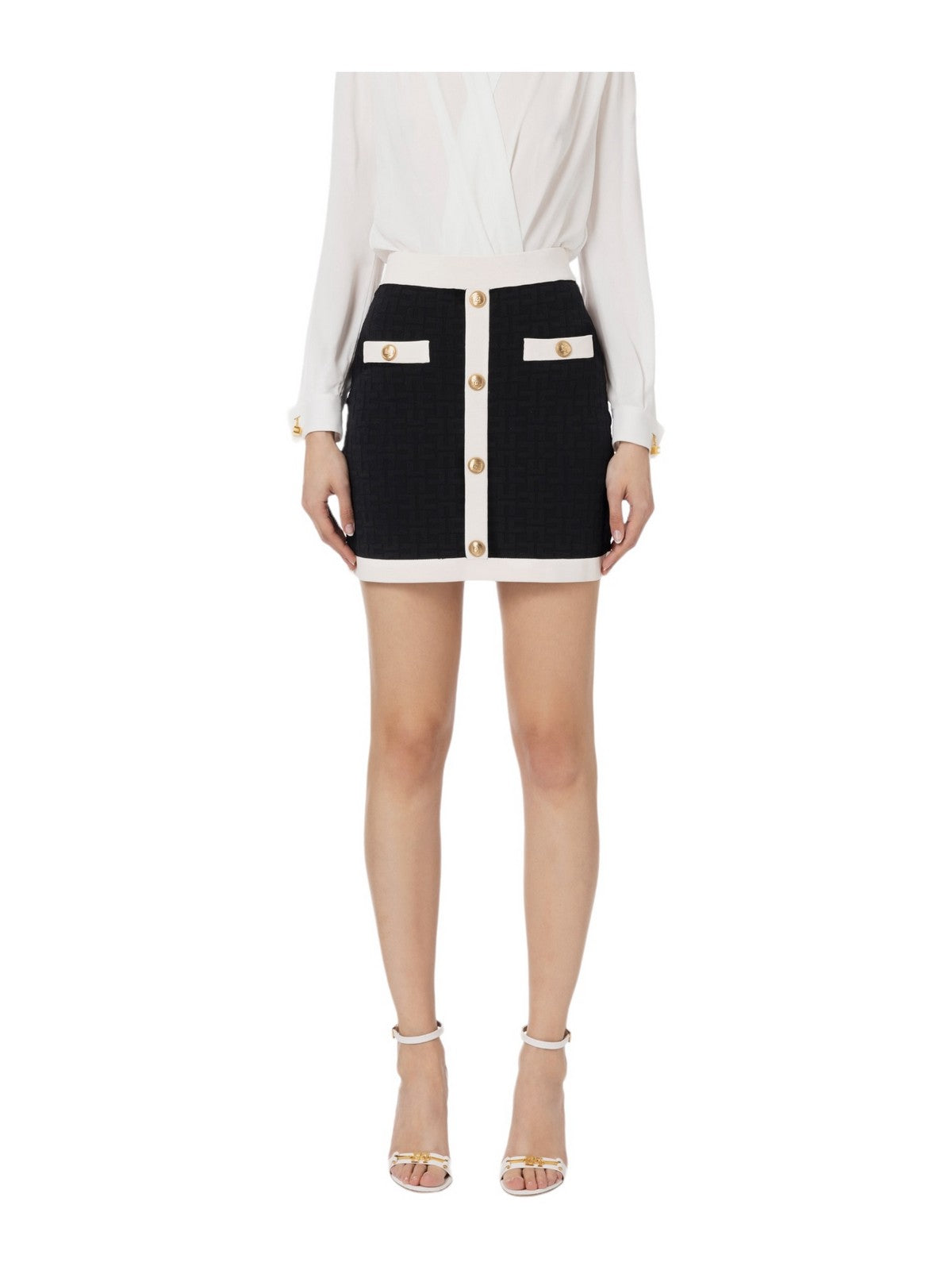 ELISABETTA FRANCHI Gonna Donna GK98B42E2 110 Nero