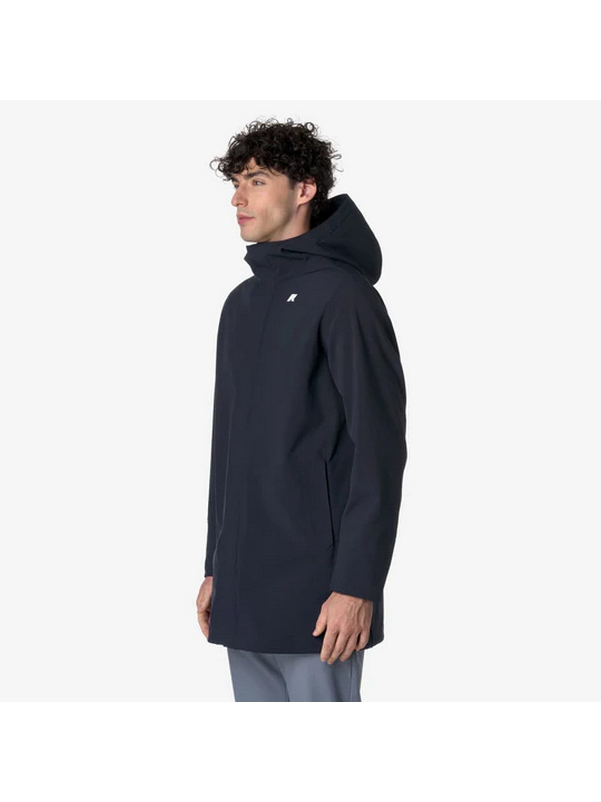 K-WAY Giubbino Uomo Marlyn bonded K7126UW A2B BLUE DEPTH-BLUE DEPT gioboutiqueweb