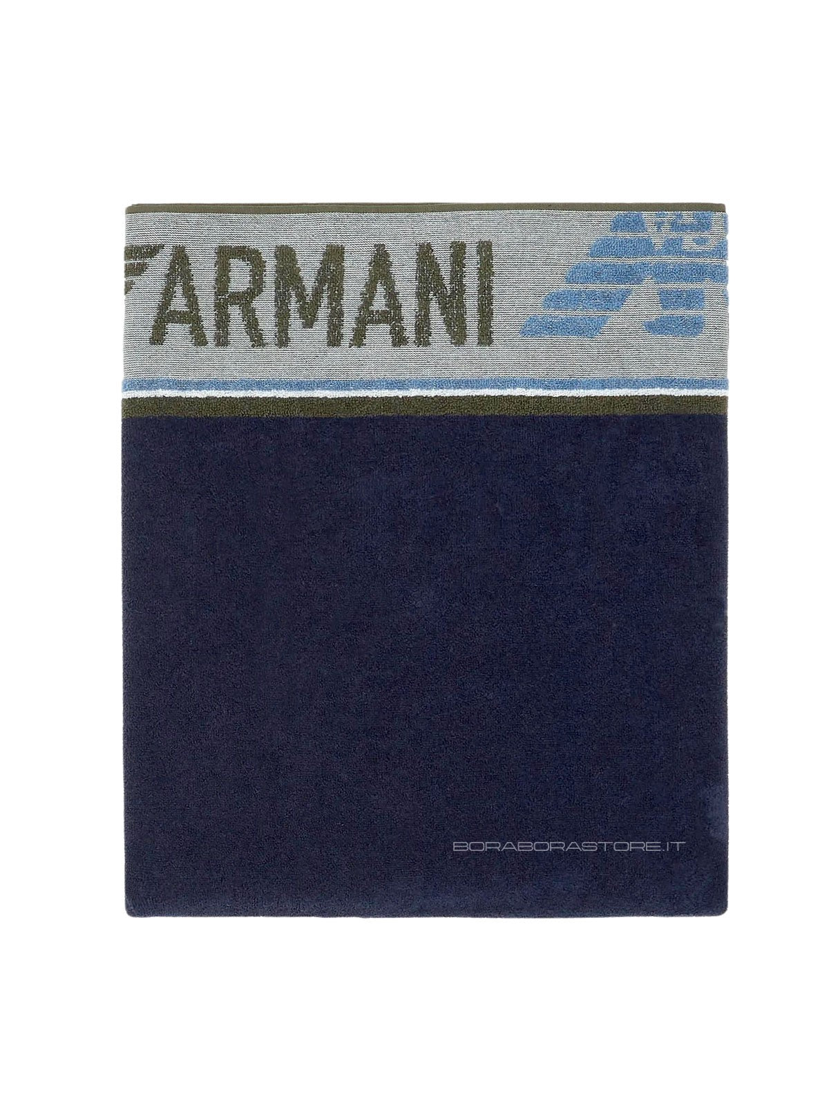 EMPORIO ARMANI Telo mare Uomo 231764 4R447 06935 Blu gioboutiqueweb