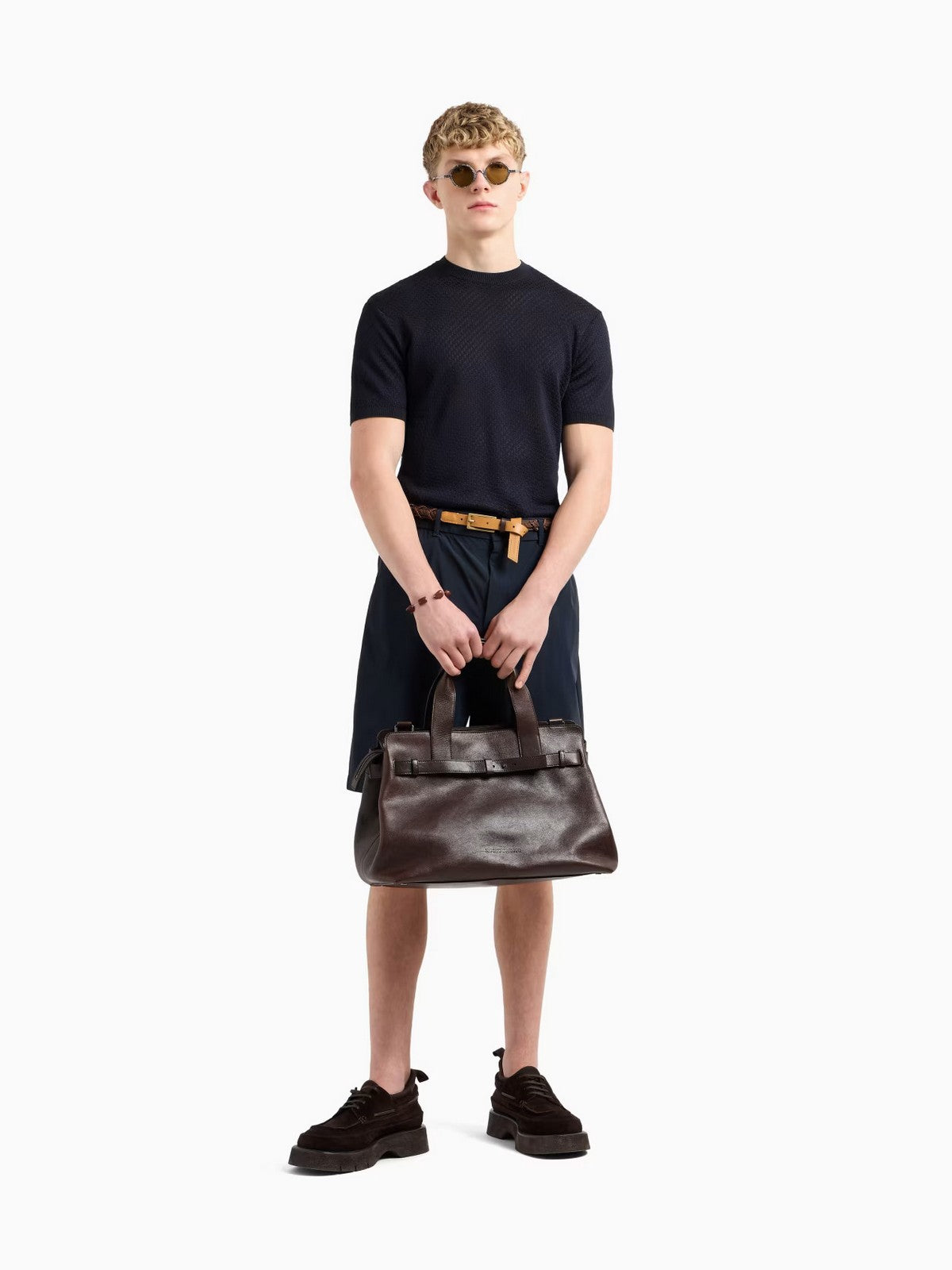 EMPORIO ARMANI Maglia Uomo EM001572 AF14851 FB076 Blu gioboutiqueweb