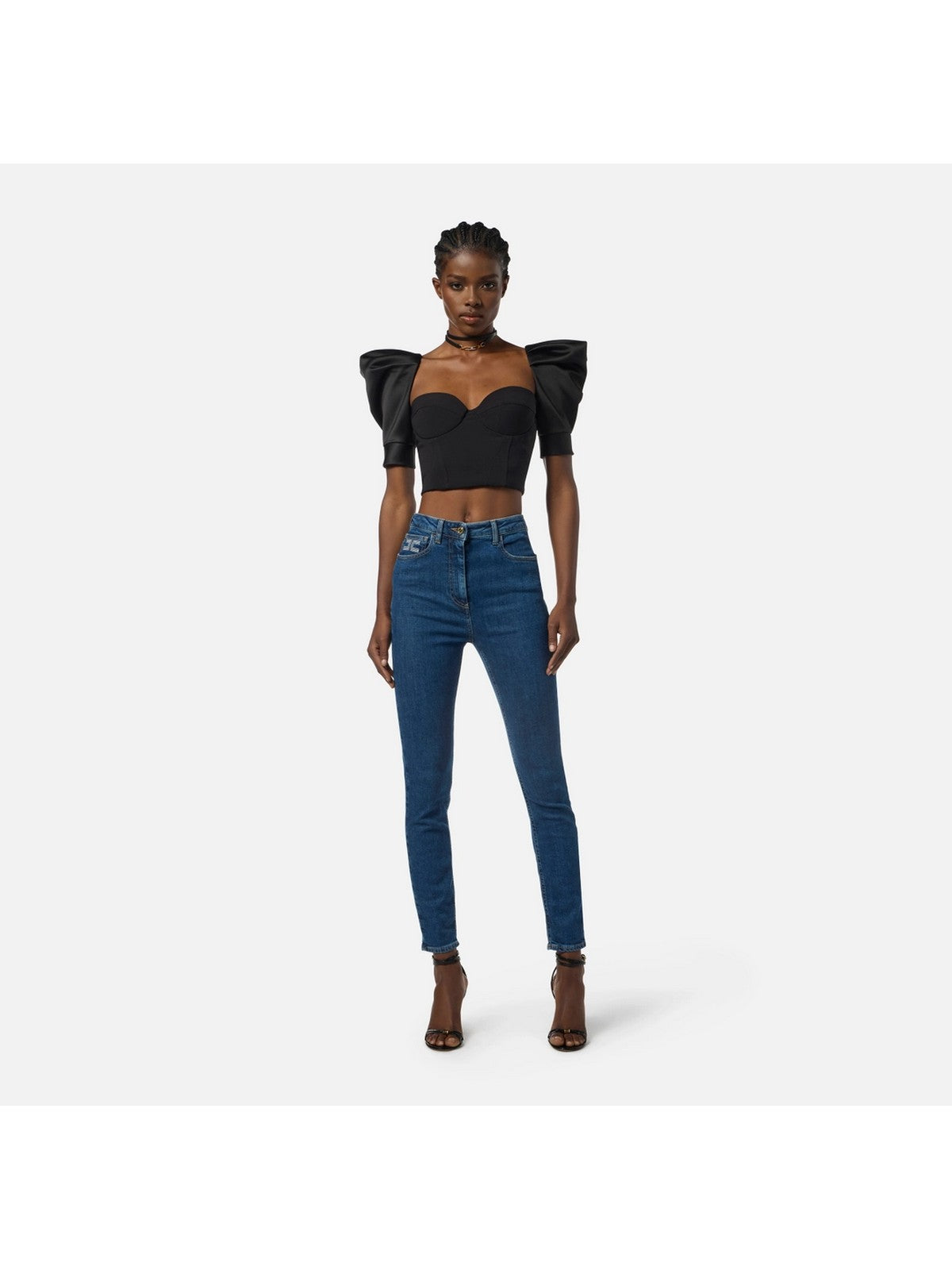 ELISABETTA FRANCHI Jeans Donna PJ08I56E2 104 BLUE DENIM