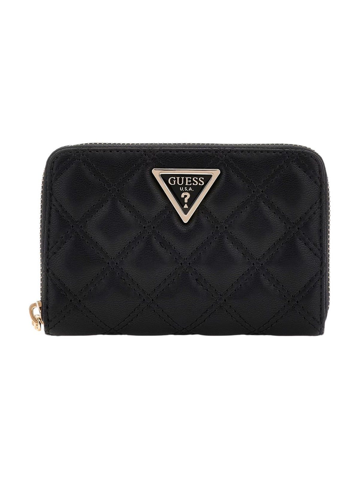 GUESS Portafoglio Donna GIULLY II SLG MED ZIP AROUND SWQG96 73140 BLA BLACK