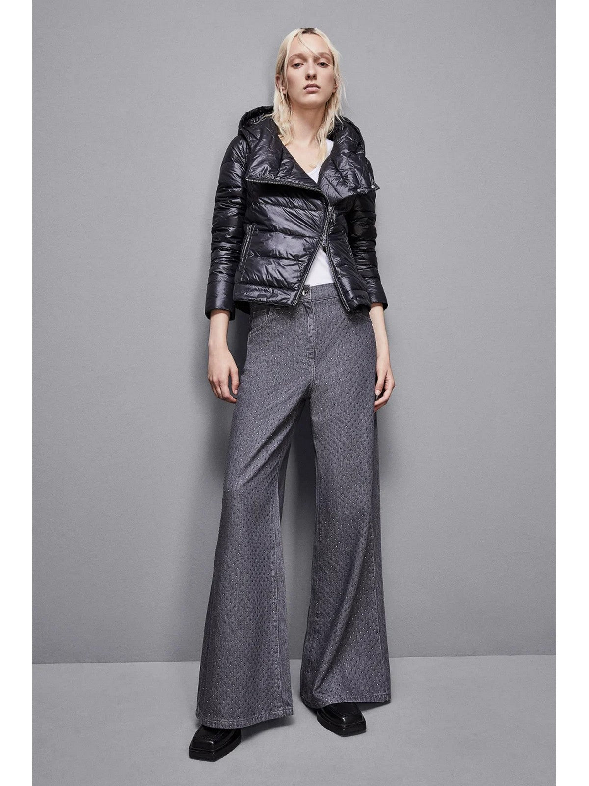 PATRIZIA PEPE Piumino Donna 8O0135 A503 K103 Nero gioboutiqueweb