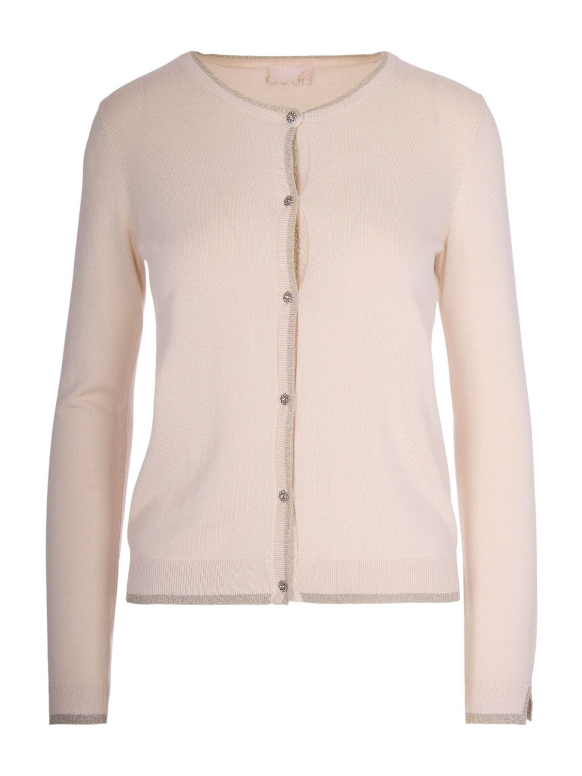 LIU JO WHITE Cardigan Donna MF5225MS49I 10701 BIANCO LANA