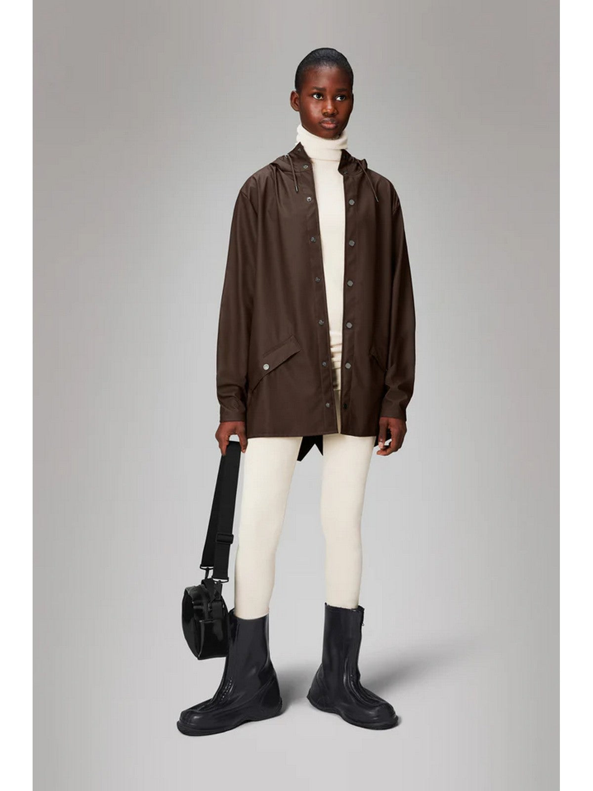 RAINS Giubbino Unisex adulto Jacket W3 12010 FRM Marrone