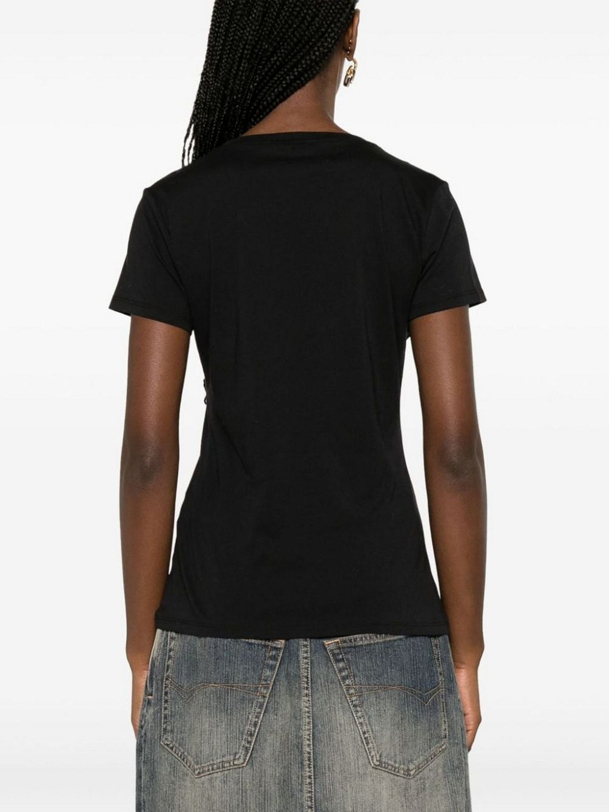 LIU JO WHITE T-Shirt e Polo Donna WA4019JS923 Q9993 Nero