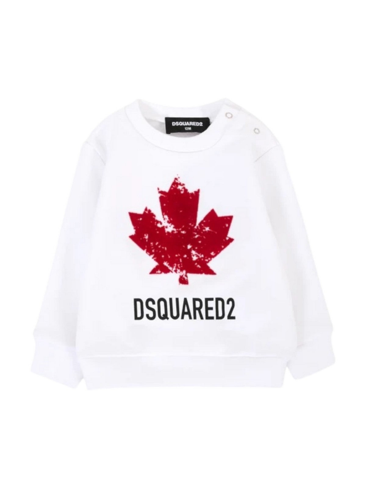 DSQUARED2 Felpa Bambini e ragazzi DQ3096 D00ZF DQ100 WHITE gioboutiqueweb