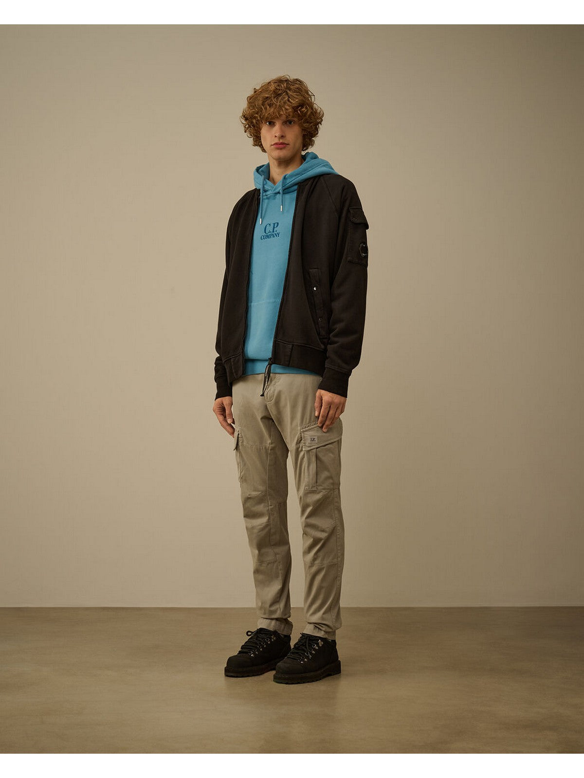 C.P. COMPANY Felpa Uomo 19CMSS205A006372G 999 999 - BLACK gioboutiqueweb