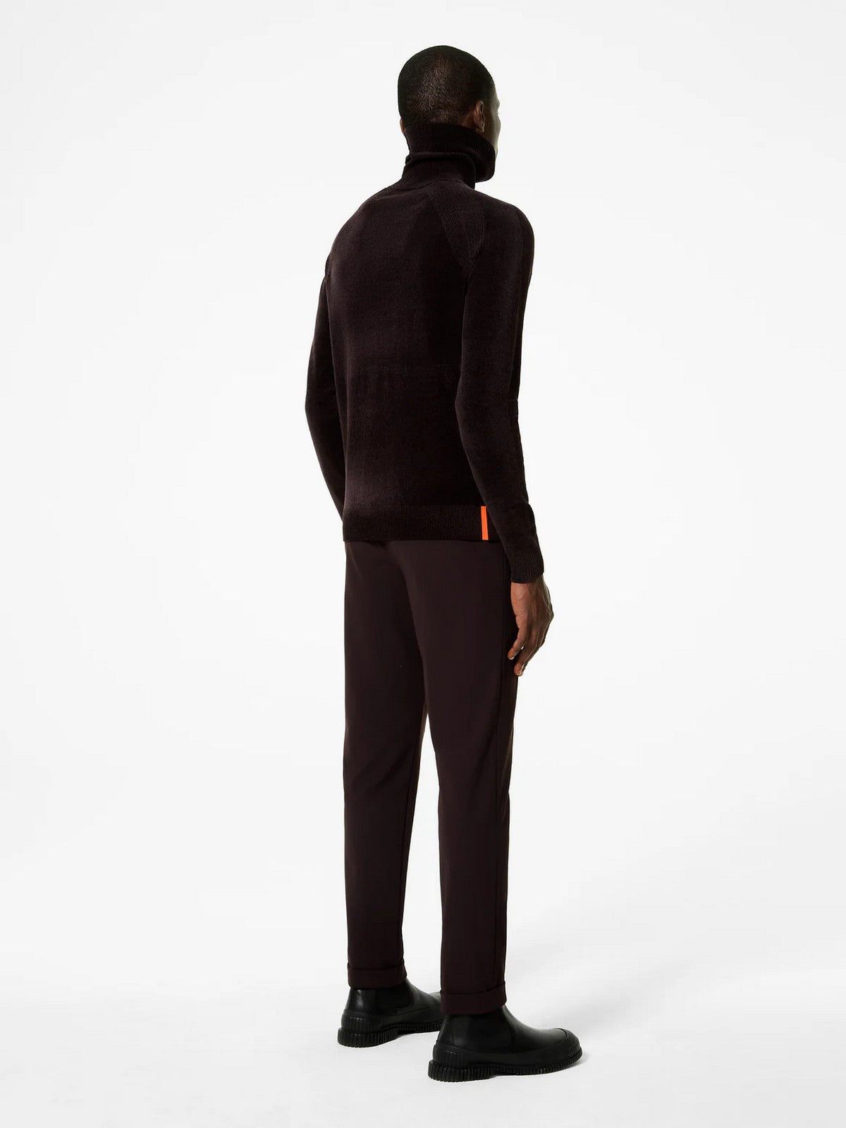 RRD Maglione dolcevita Uomo VELVET TURTLENECK KNIT W25133 73 73 BORDEAUX