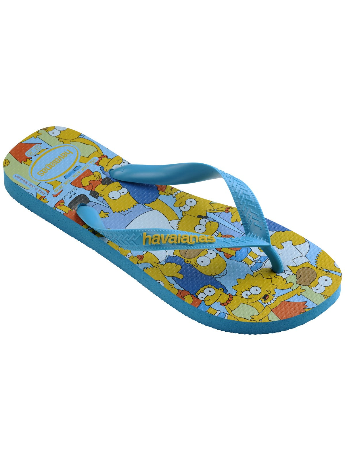 HAVAIANAS Infradito Unisex adulto Hav. Simpsons 4137889.0212 Turchese gioboutiqueweb