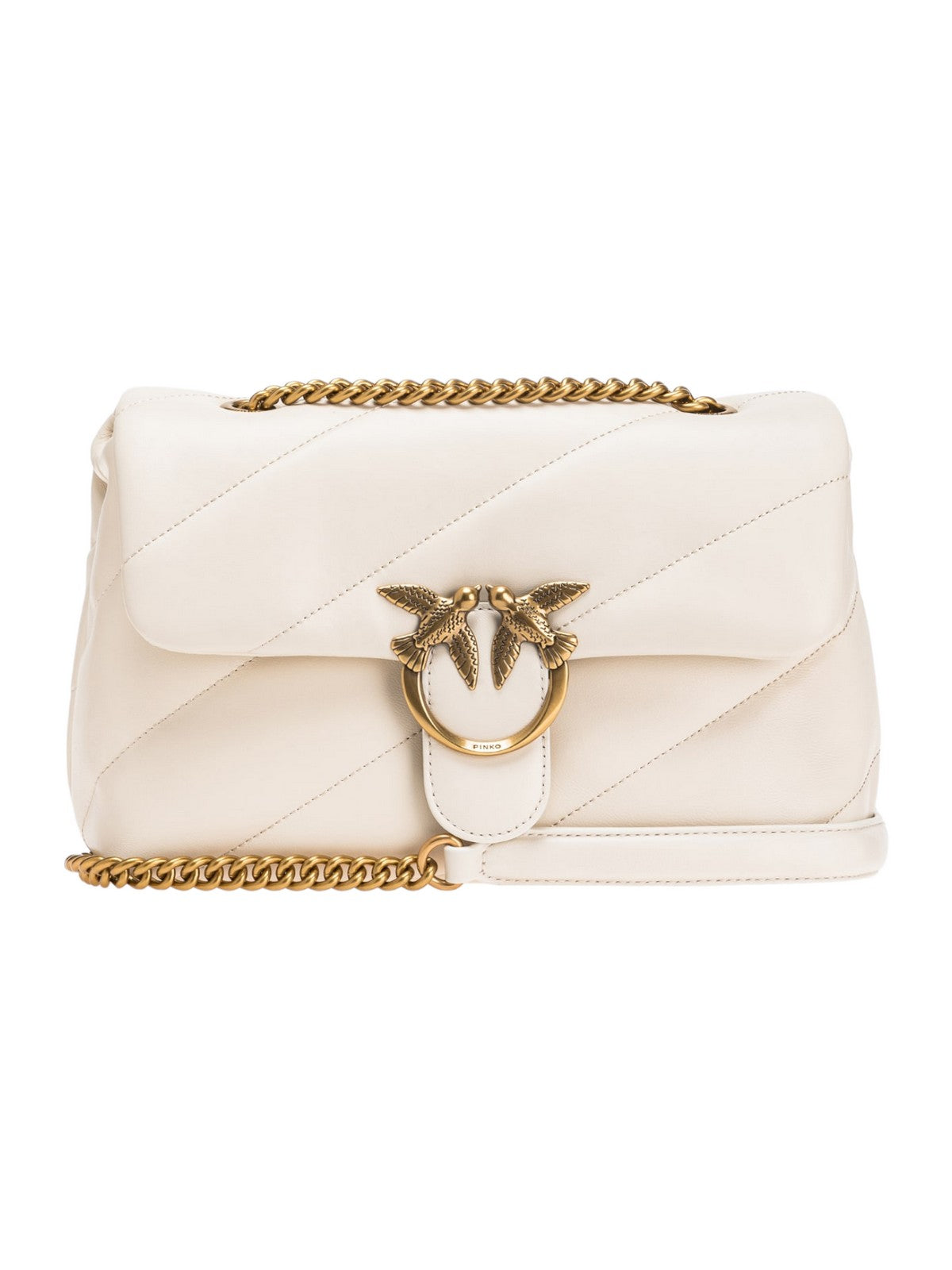 PINKO Borsa Donna Love classic puff 100038-A0F2 Z14Q Avorio gioboutiqueweb