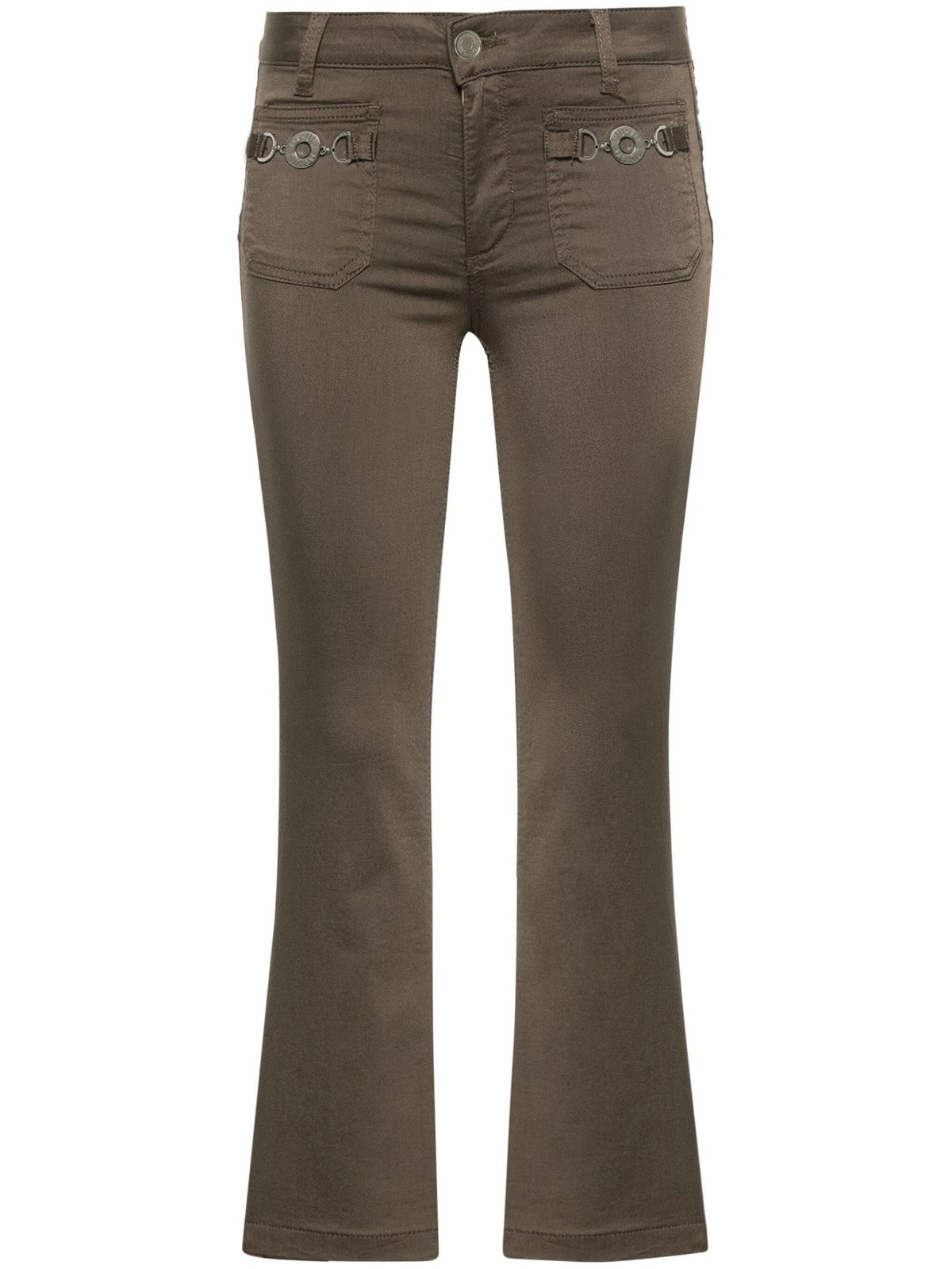 LIU JO WHITE Pantalone Donna MA4291T7144 X0542 Verde