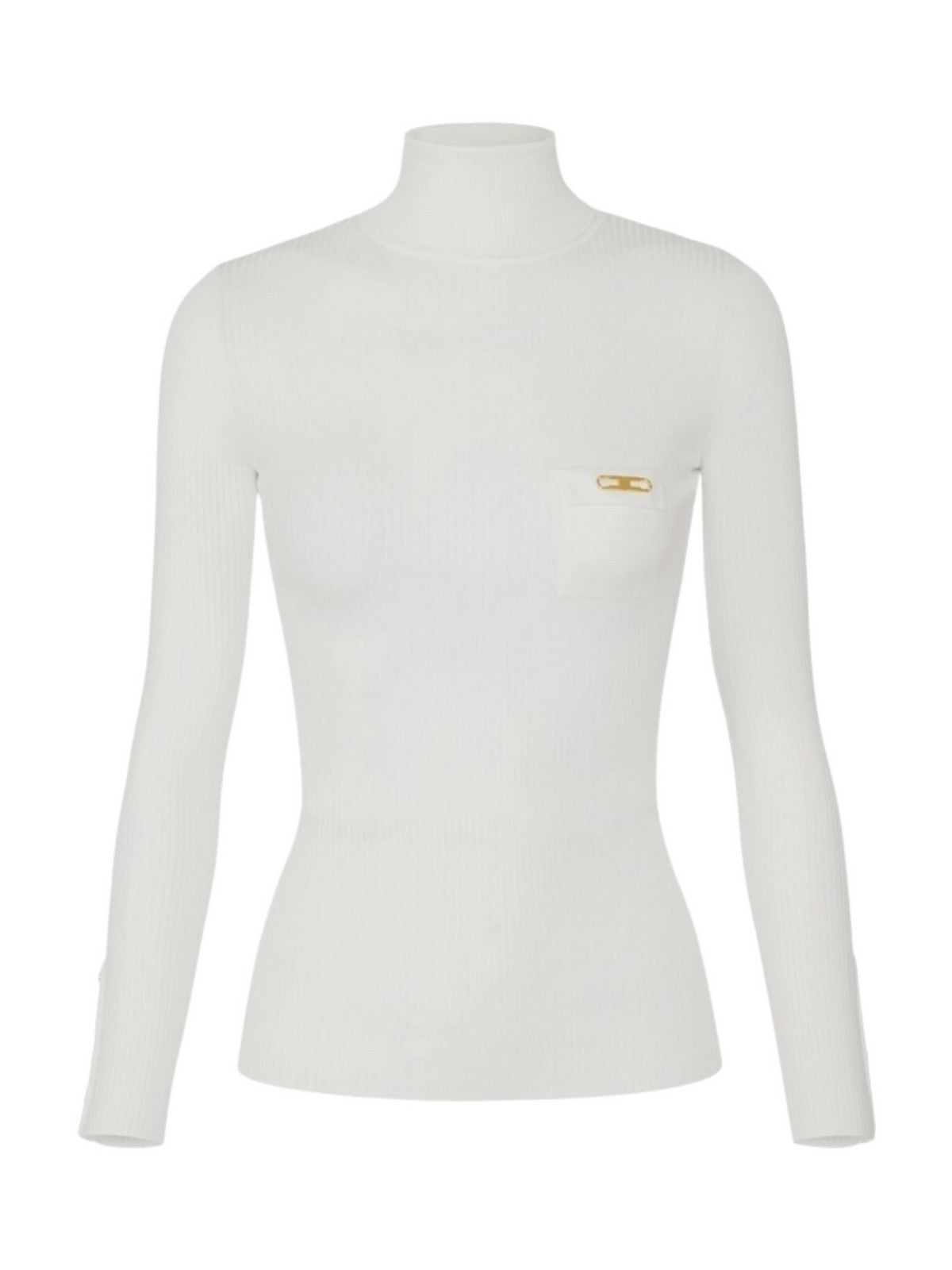 ELISABETTA FRANCHI Maglione dolcevita Donna MK11B56E2 360 Avorio gioboutiqueweb