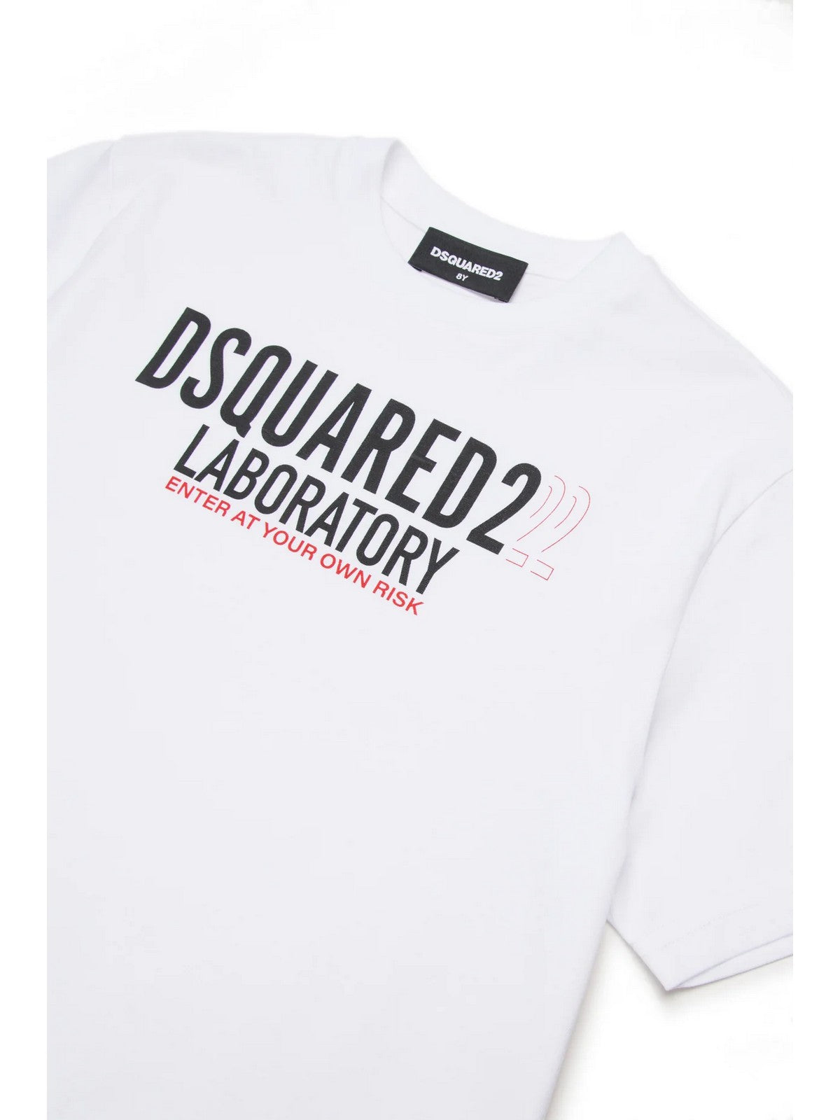 DSQUARED2 T-shirt Bambini e ragazzi DQ2991 D0ACD DQ100 WHITE gioboutiqueweb