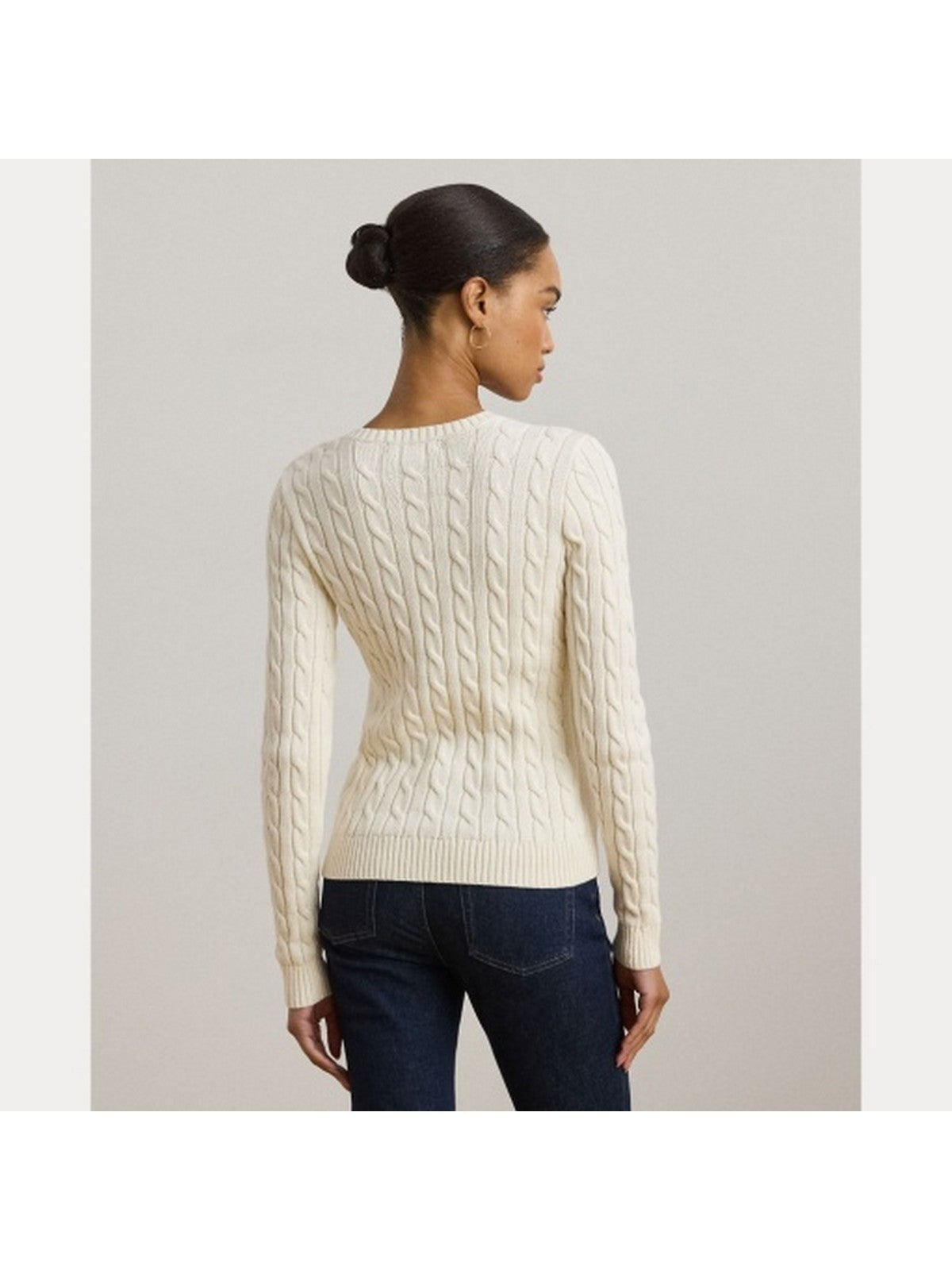 LAUREN RALPH LAUREN Maglia Donna MONTIVA 200932223 002 MASCARPONE CREAM gioboutiqueweb