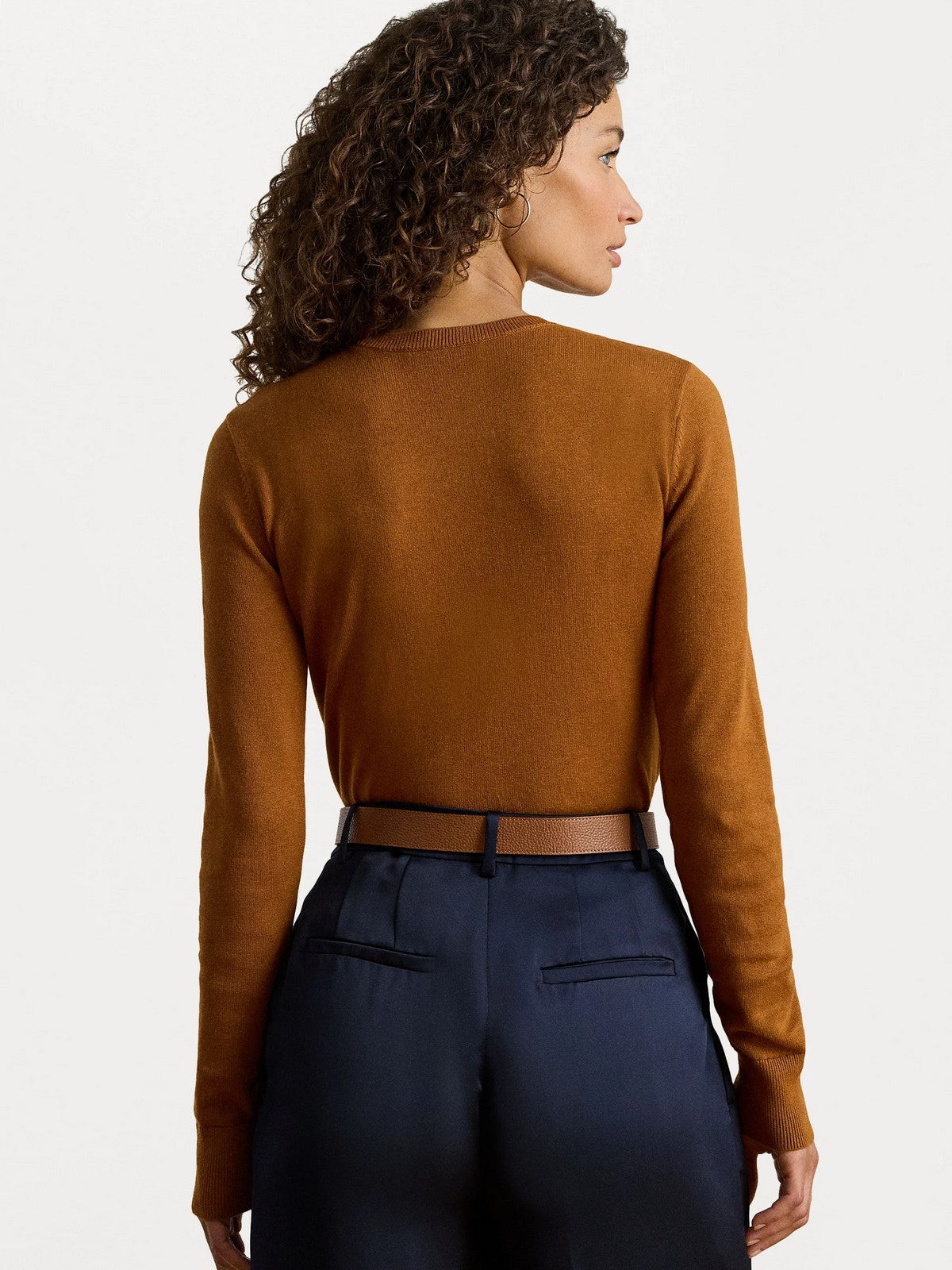 LAUREN RALPH LAUREN Maglia Donna SHAVONNE-LONG SLEEVE-PULLOVER 200919114 019 CINNAMON BARK