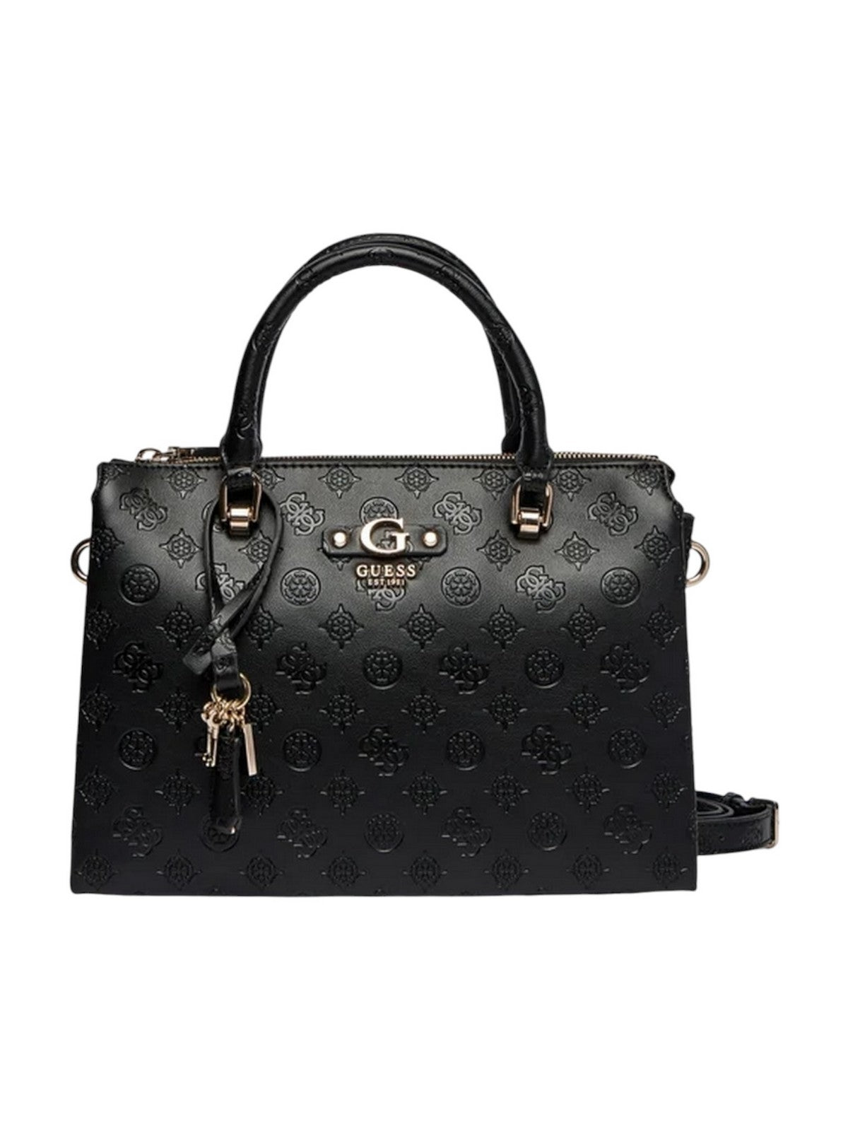 GUESS Borsa Donna DITA MULTI COMP SATCHEL HWPD76 02060 BLO BLACK LOGO