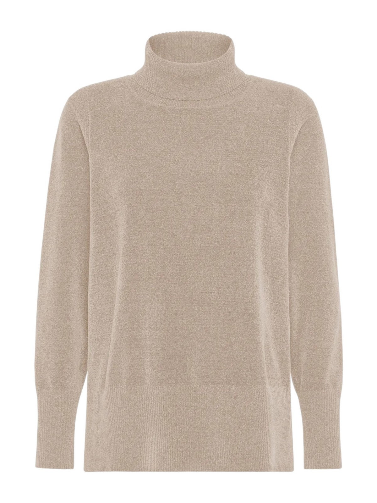 RRD Maglione dolcevita Donna velvet vent turtleneck wom knit W25631 32 32 CREAM