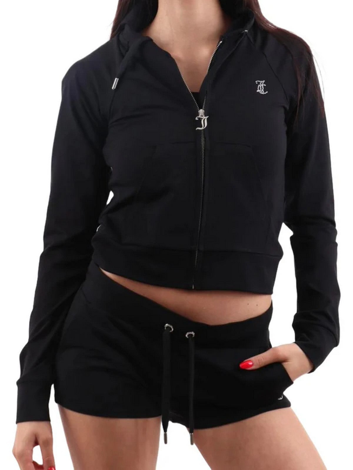 JUICY COUTURE Felpa Donna VEJH70564WC4J00 Nero gioboutiqueweb