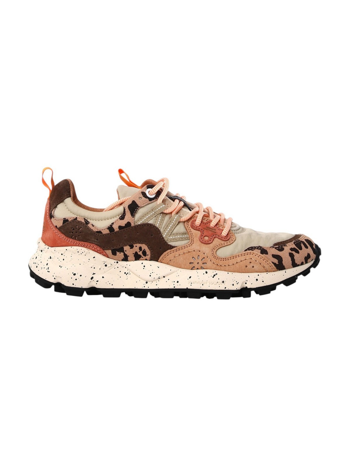 FLOWER MOUNTAIN Sneaker Donna YAMANO 3 UNI 2017818-27-1E53 BEIGE-MILK-LIGHT BROWN gioboutiqueweb