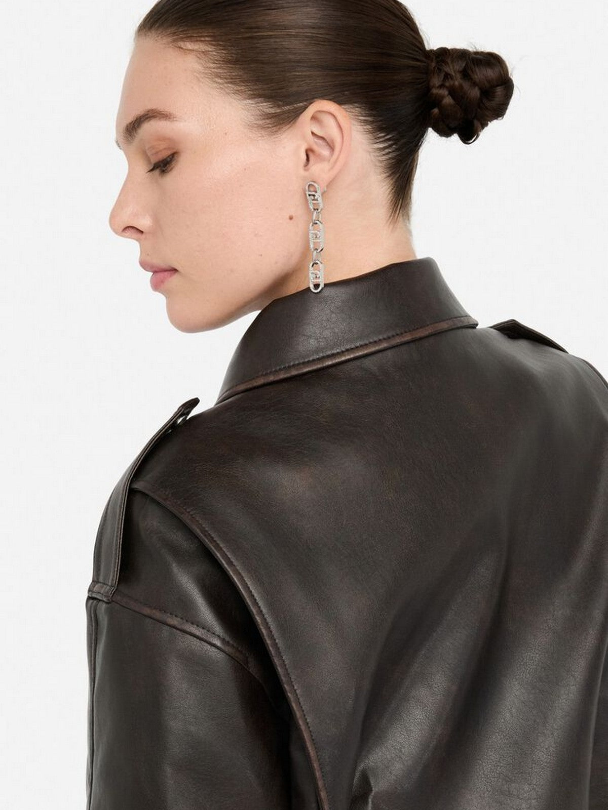 LIU JO WHITE Giubbino Donna MF5097E1051 X0558 Light chocolate