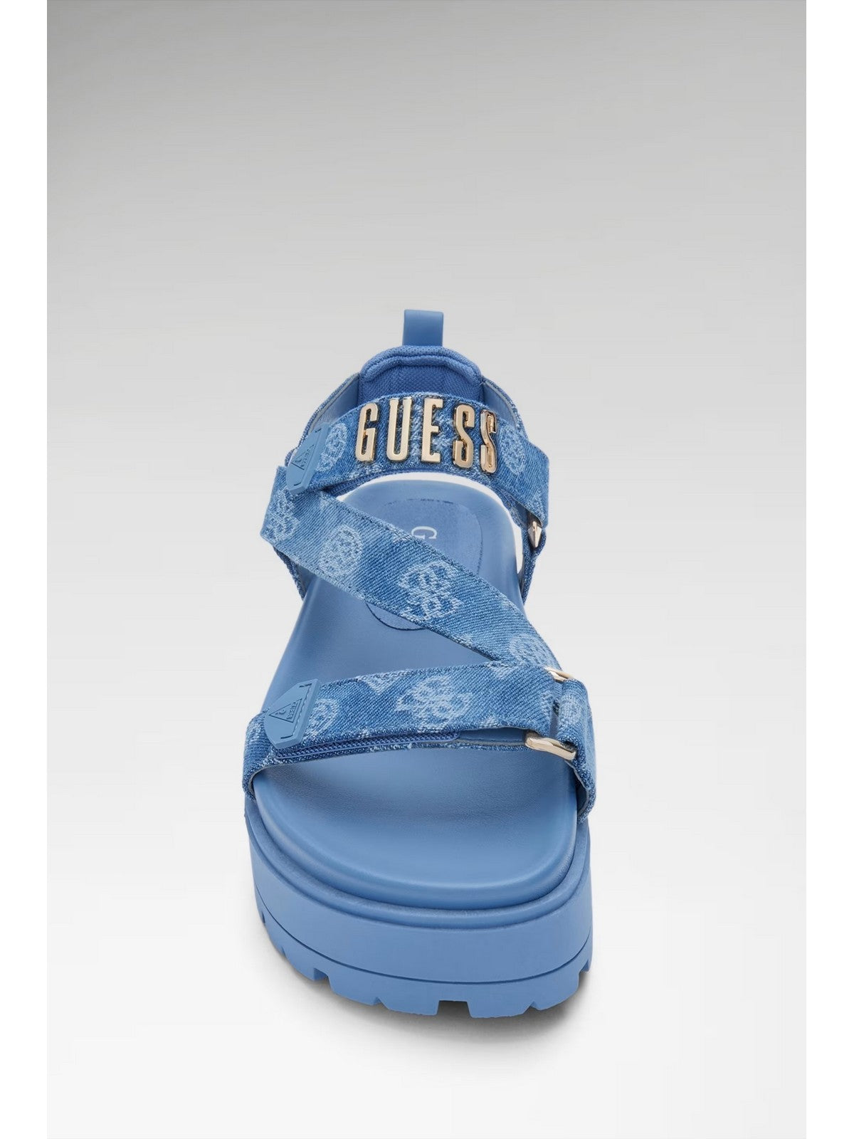 GUESS Sandalo Donna FETTA FLJFTT DEN03 BLUE BLUE gioboutiqueweb