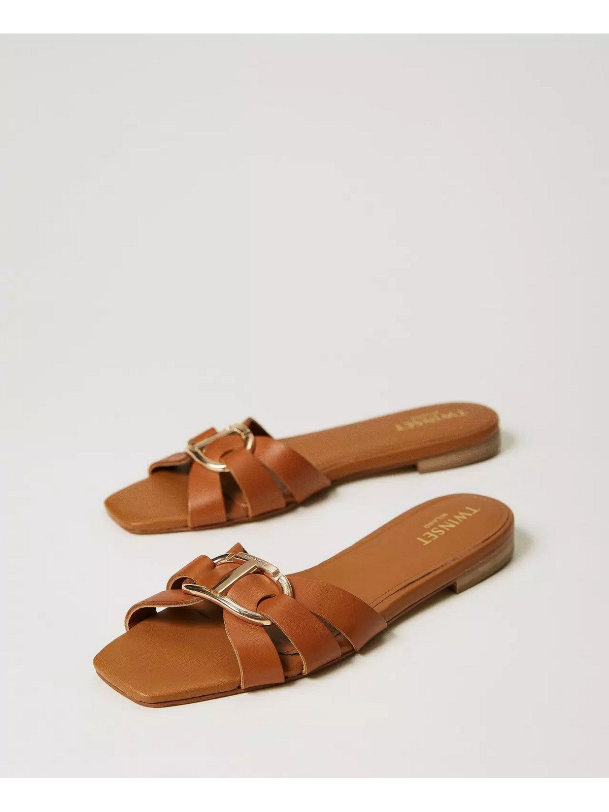 Twinset Ciabatta Donna 241TCT120 00057 Brown