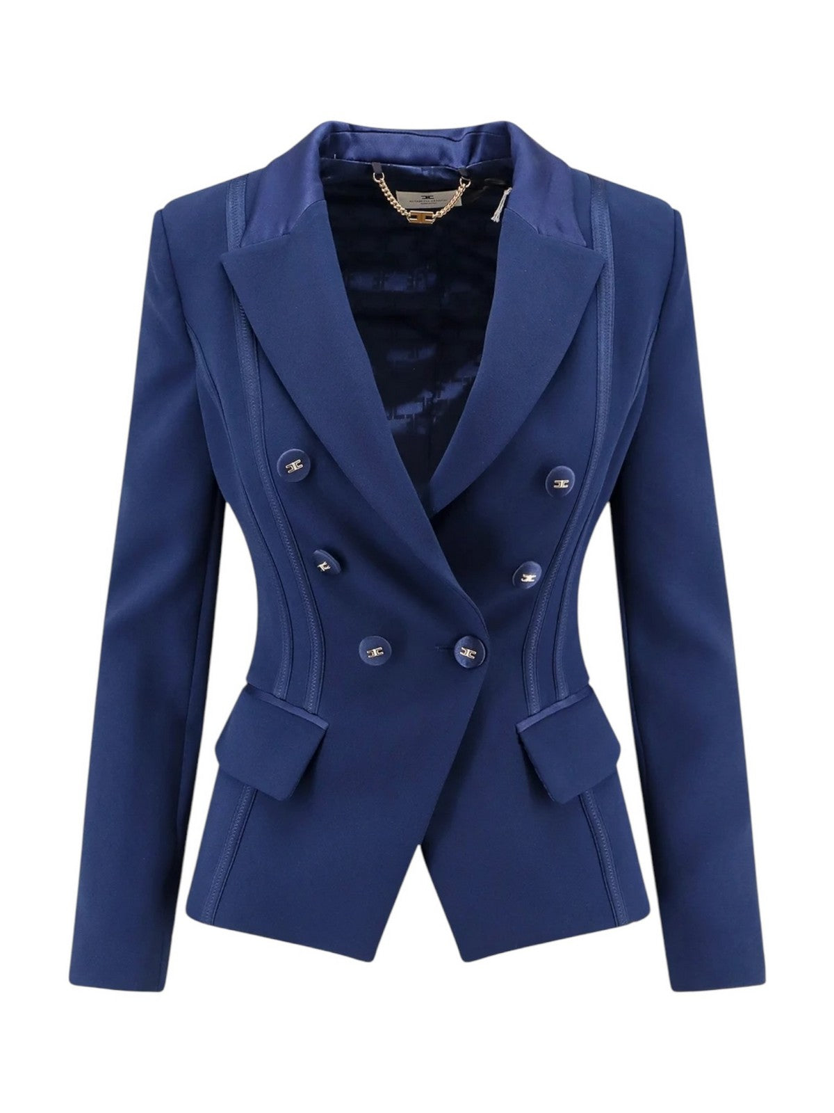 ELISABETTA FRANCHI Giacca Donna GI14251E2-DC8 Blu gioboutiqueweb