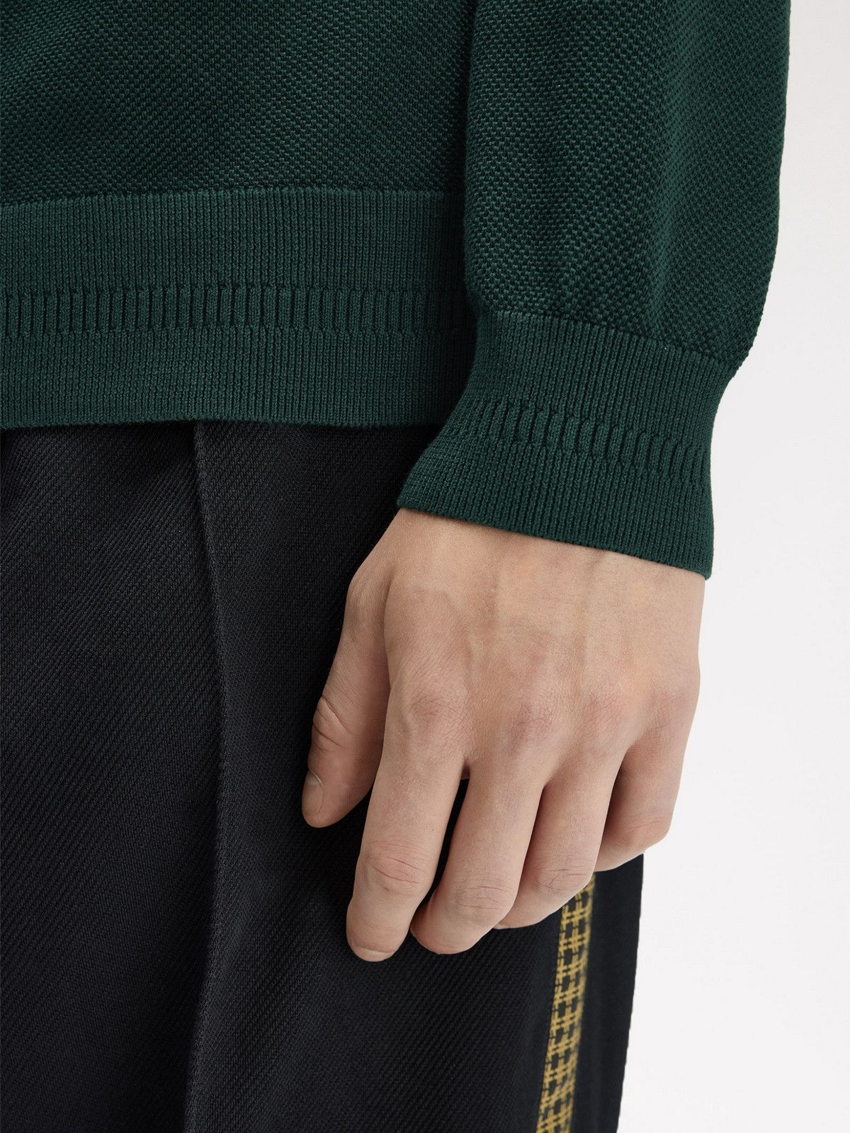 FRED PERRY Maglia Uomo FP PIQUE STITCH JUMPER FP-K1309-57 30A GRASSROOTS