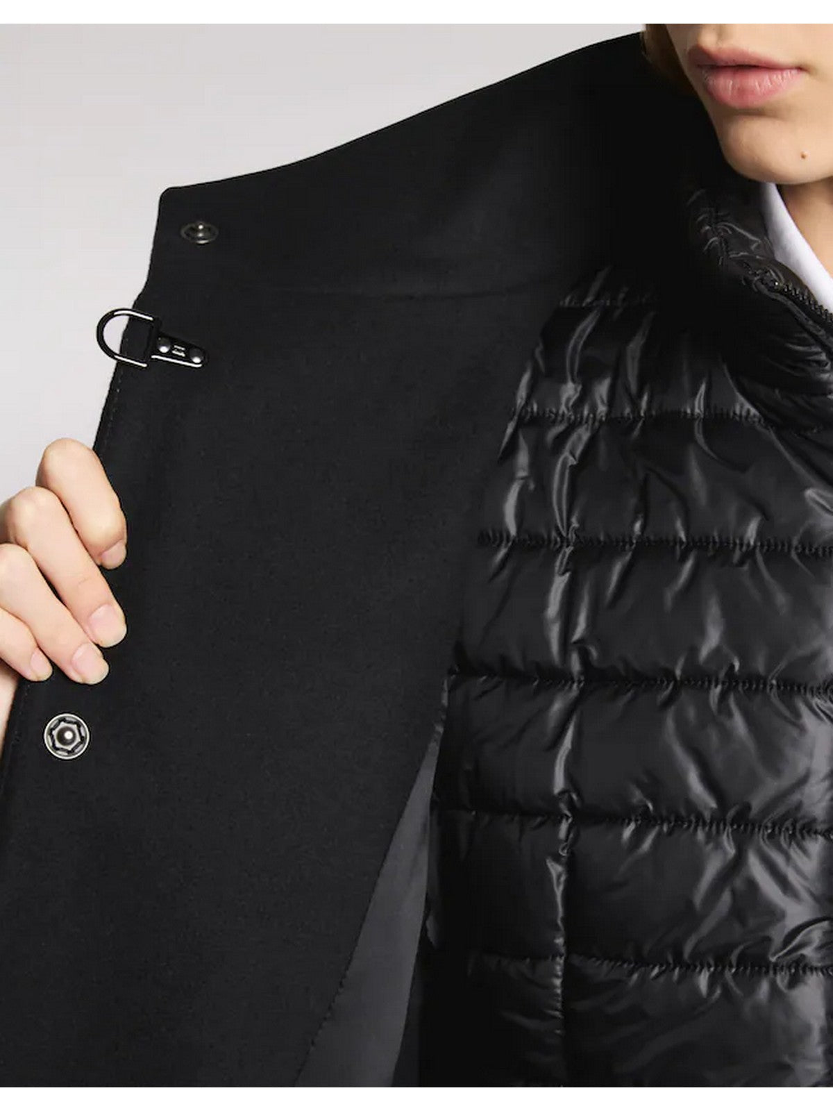 FAY Cappotto Donna NAW12514490SGLB999 Nero gioboutiqueweb