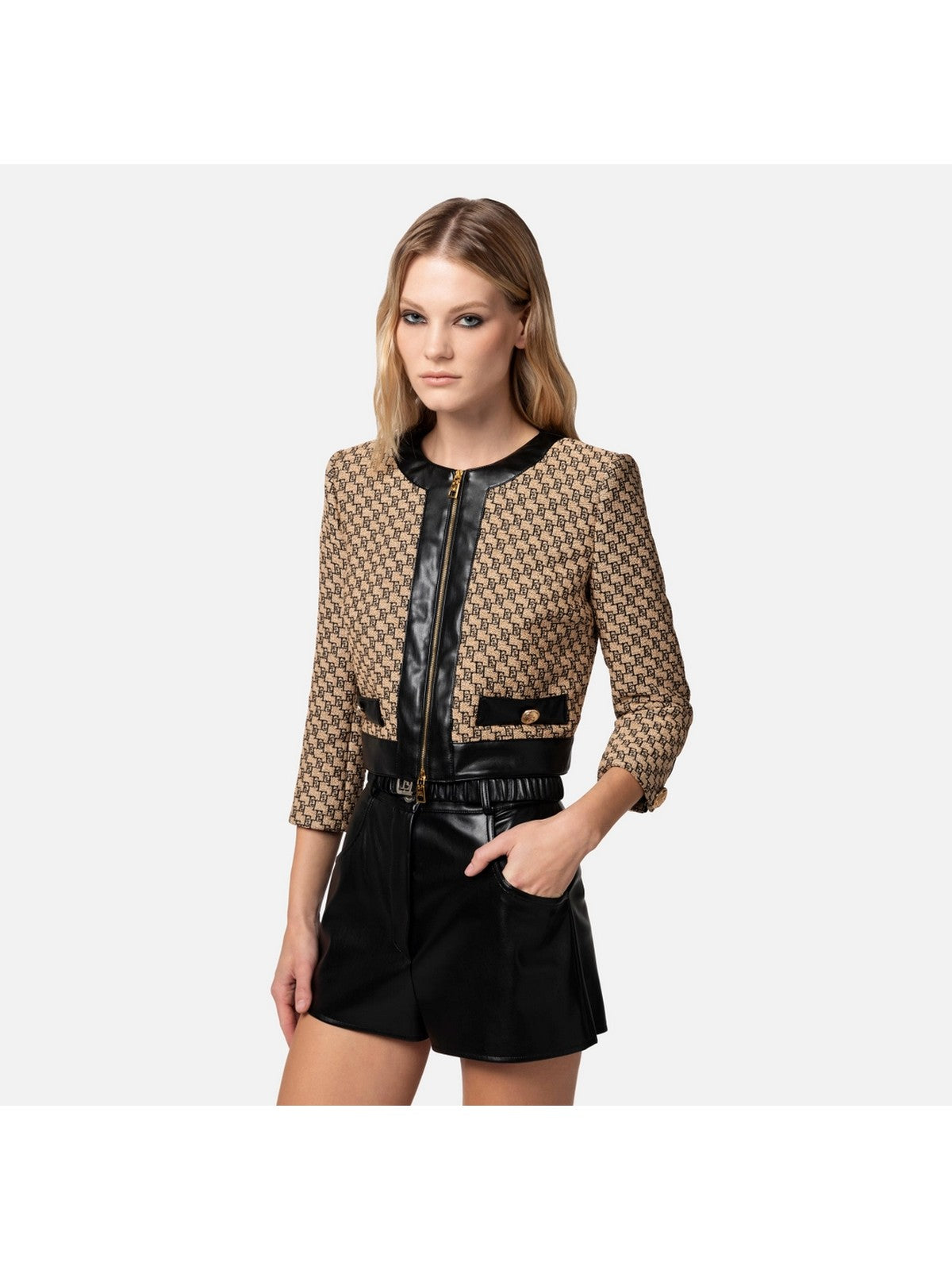 ELISABETTA FRANCHI Chaqueta femenina gi09742e2 bd9 beige