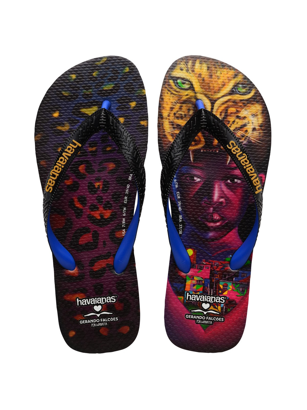 HAVAIANAS Infradito Unisex adulto Hav. Gerando Falcoes 4147603.0090 Nero gioboutiqueweb