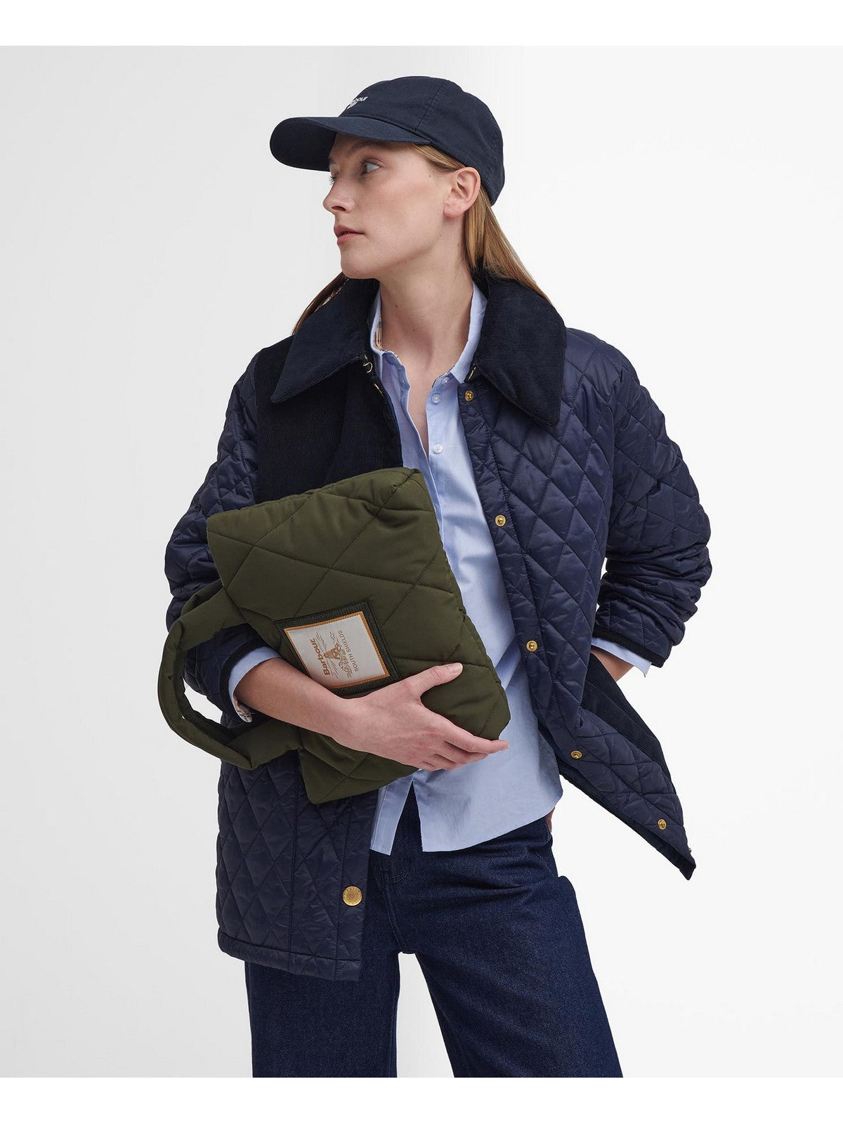 BARBOUR Damentasche MARIAH MINI QUILTED LBA0435 OL71 OLIVE