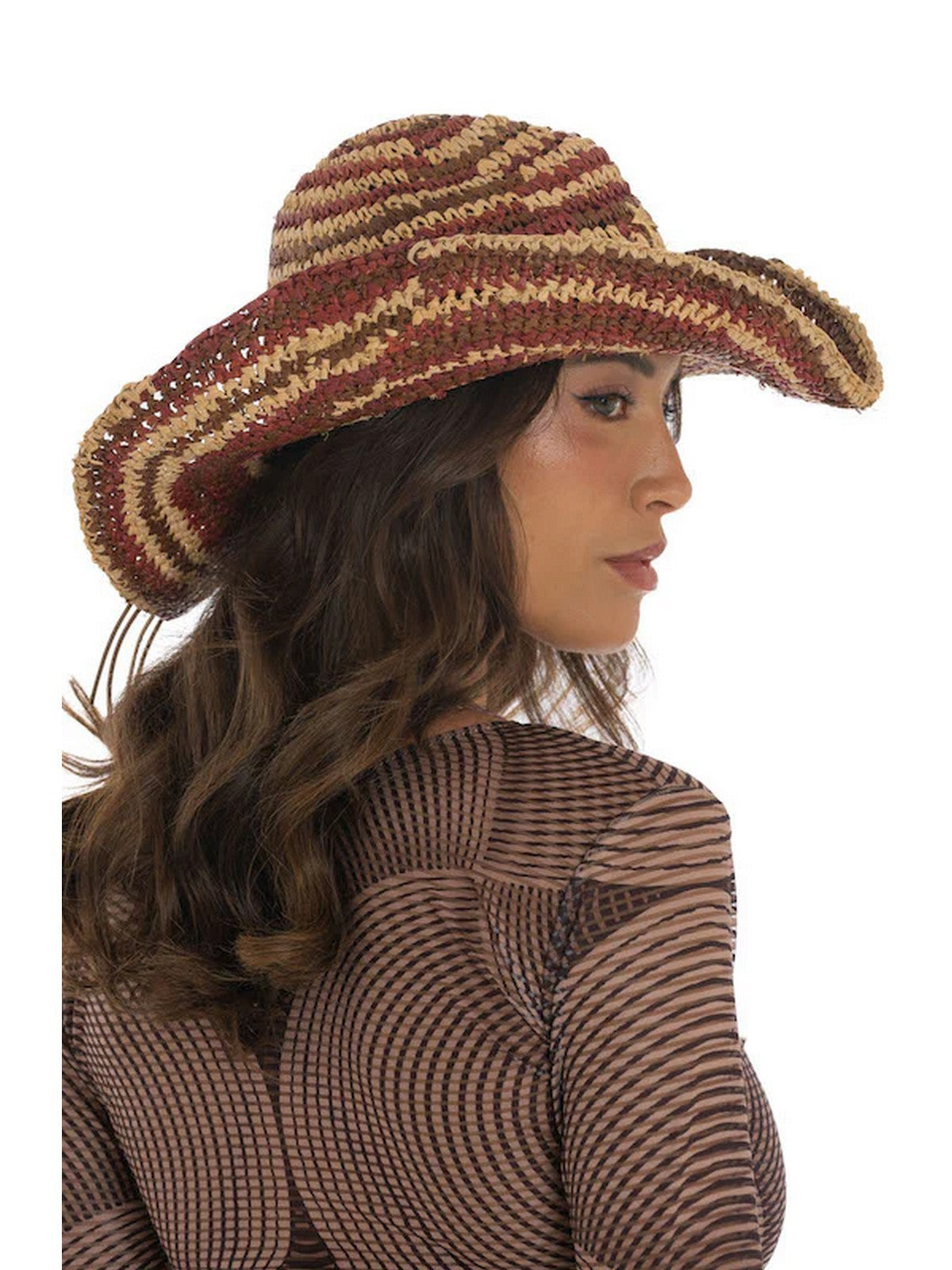 PIN-UP STARS Cappello Donna PG500XCW 010 BORDEAUX
