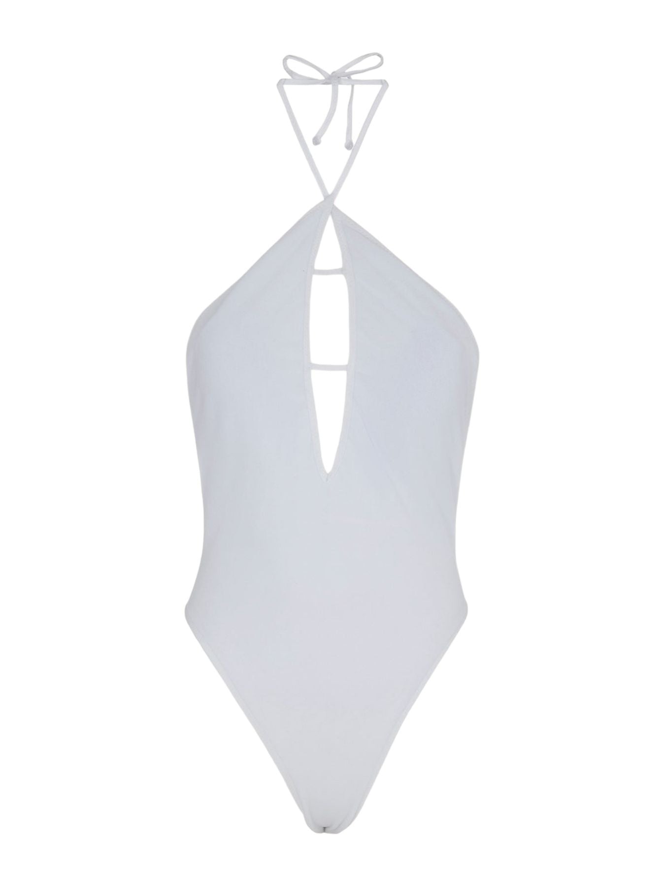 F**K Costume da bagno Donna FK24-0112WH Bianco