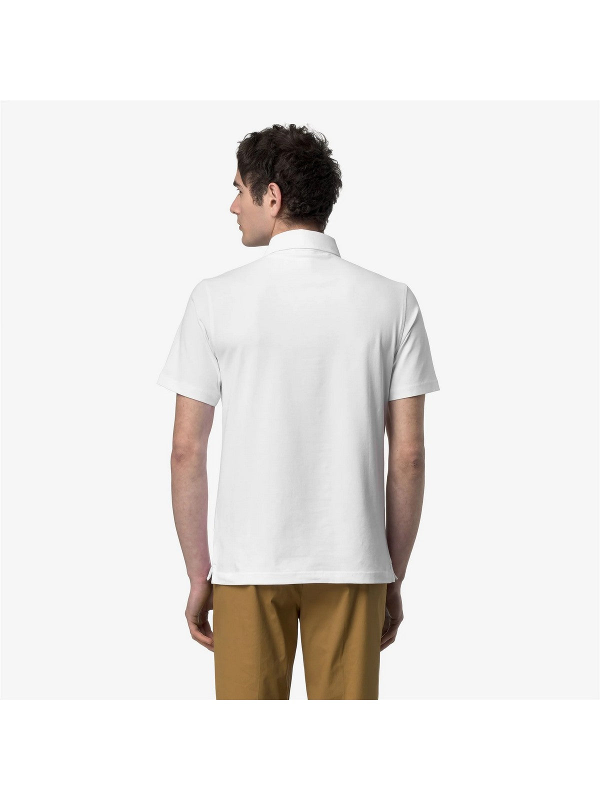 K-WAY Polo Uomo VIGGO LIGHT STRETCH JERSEY K5134FW 001 White - White