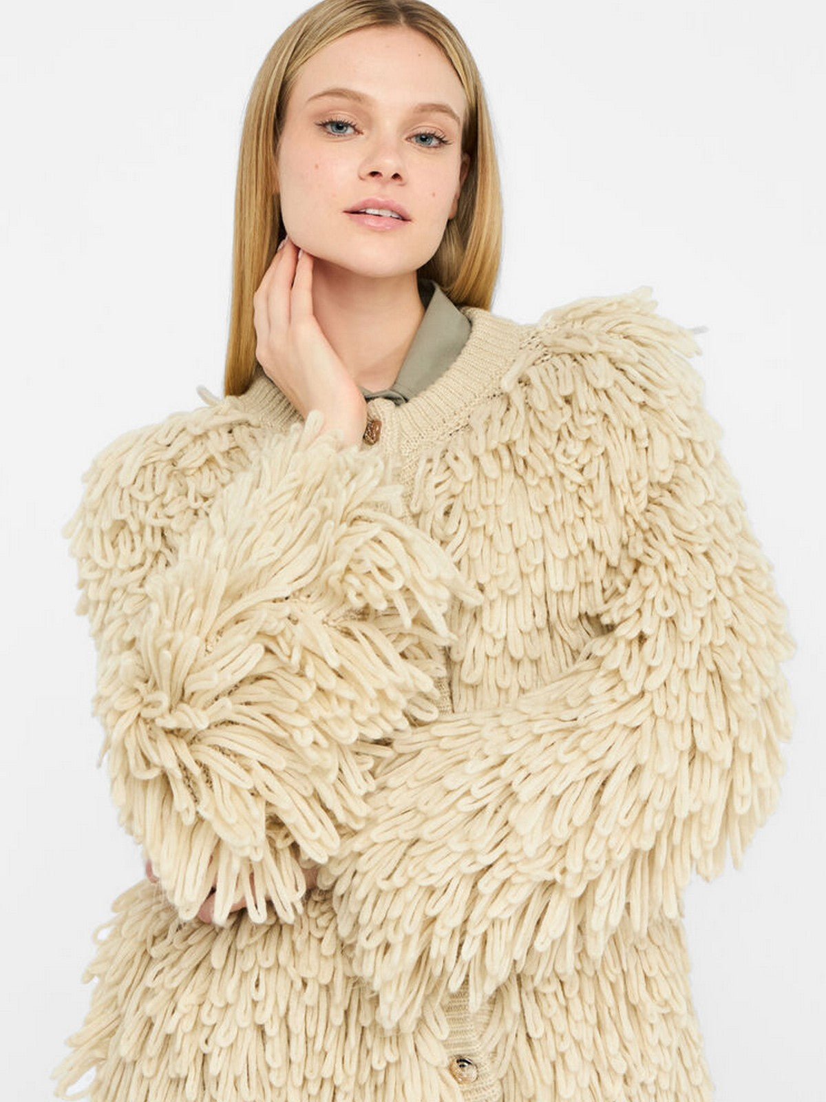 LIU JO BLACK Pelliccia Donna CF5314MA88Q X0715 STUCCO