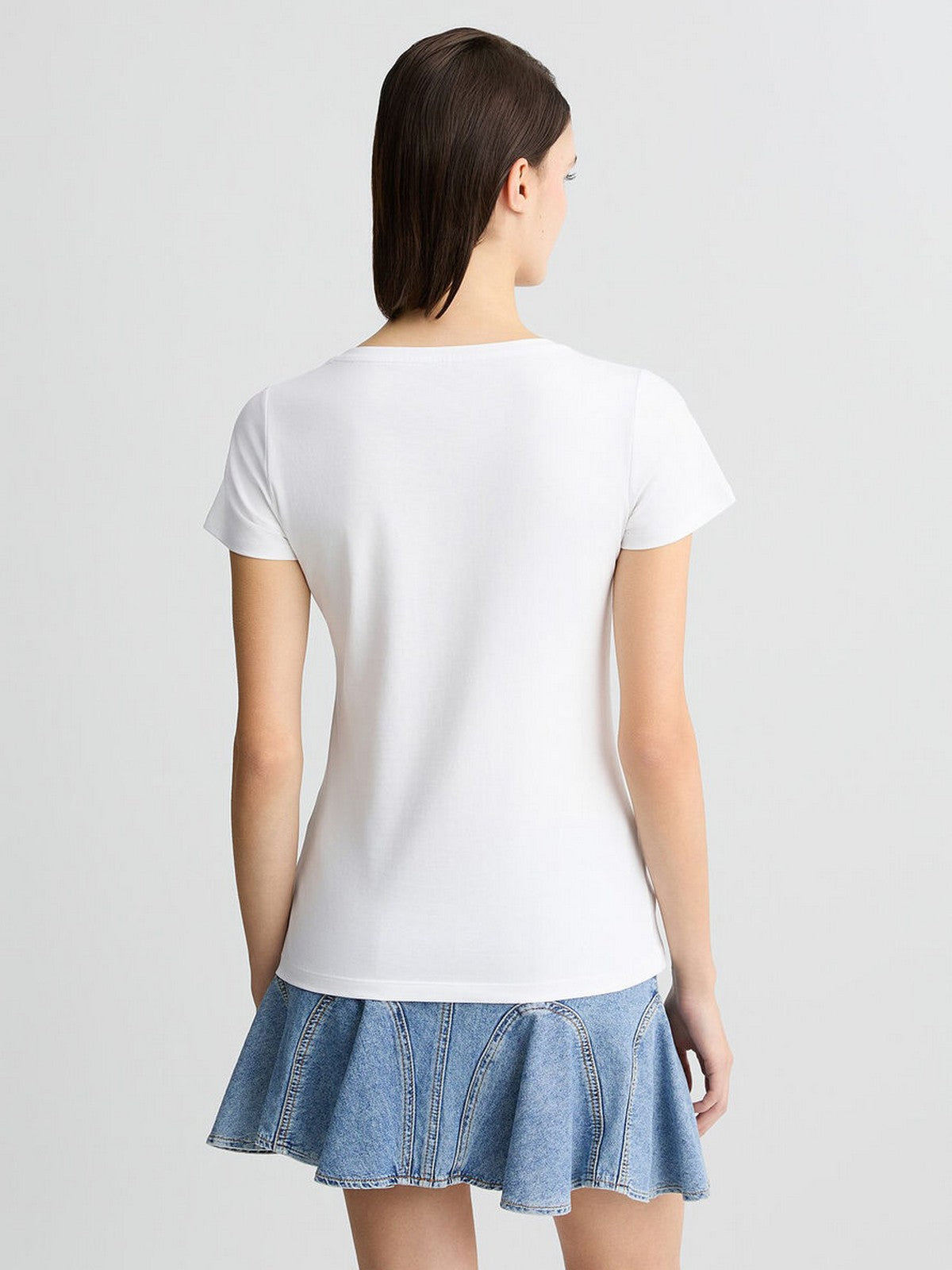 LIU JO BEACHWEAR T-shirt Donna VA5154JS003 M9664 Bianco/animal rouge