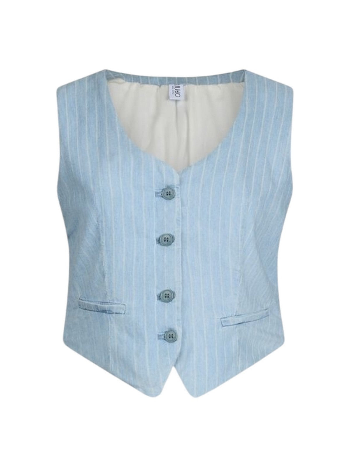 LIU JO BLUE DENIM Gilet Donna UA5122D4989 78822 Blu gioboutiqueweb