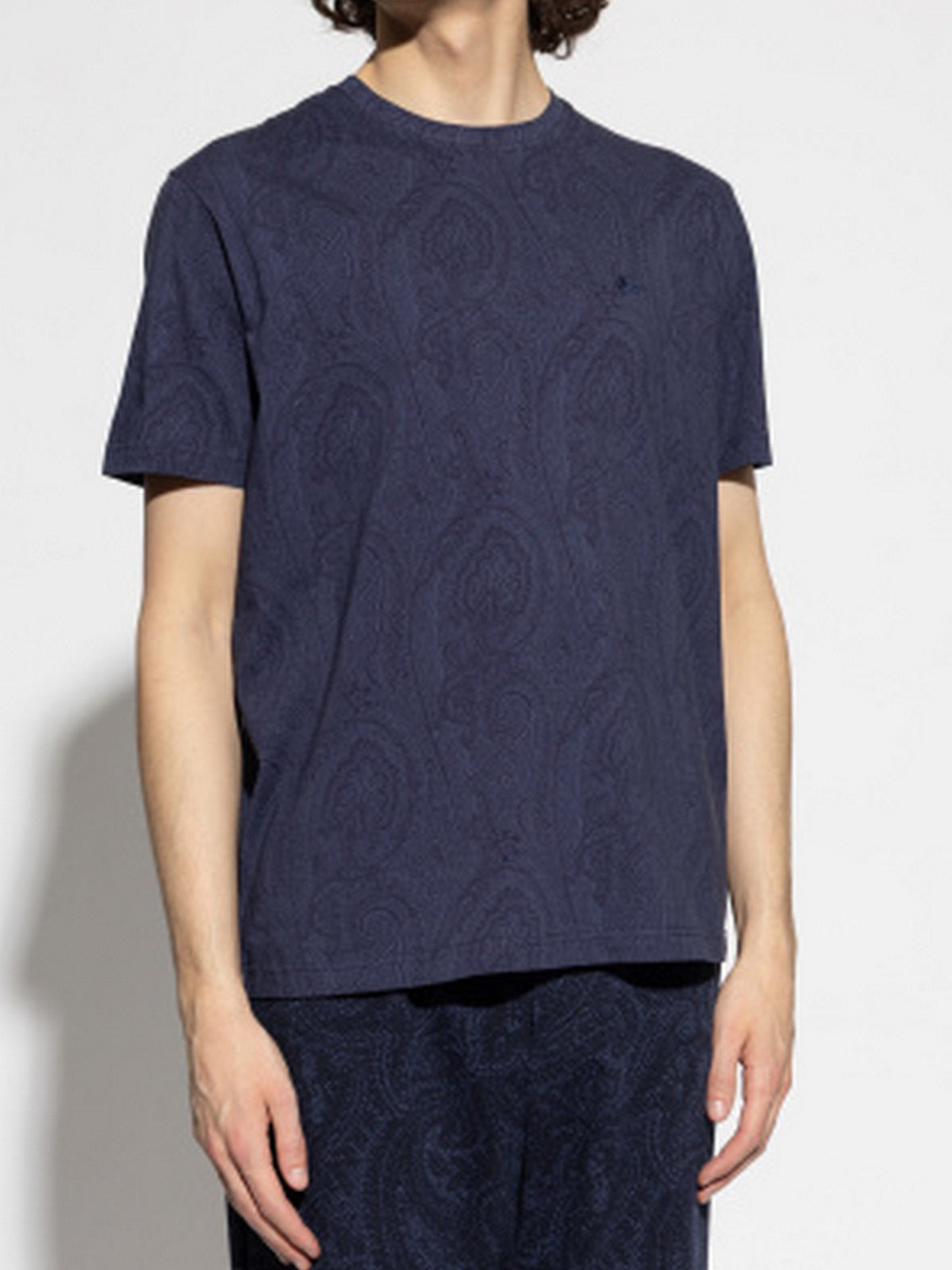 ETRO T-shirt Uomo T-SHIRT ROMA MRMA0002 AKG31 B0065 Blu