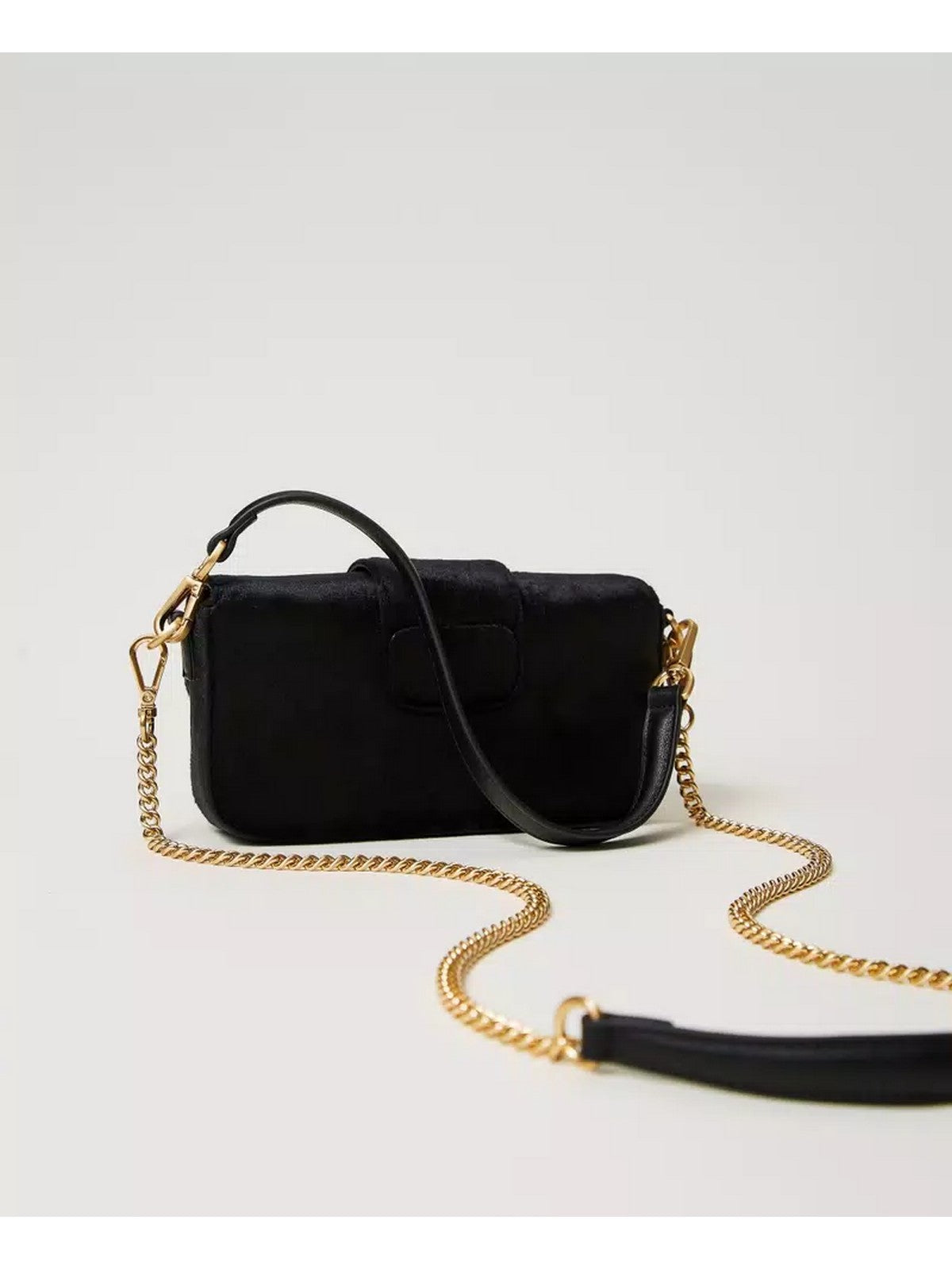 TWINSET Borsa Donna AMIE VELVET 242TD8270 00006 Nero gioboutiqueweb