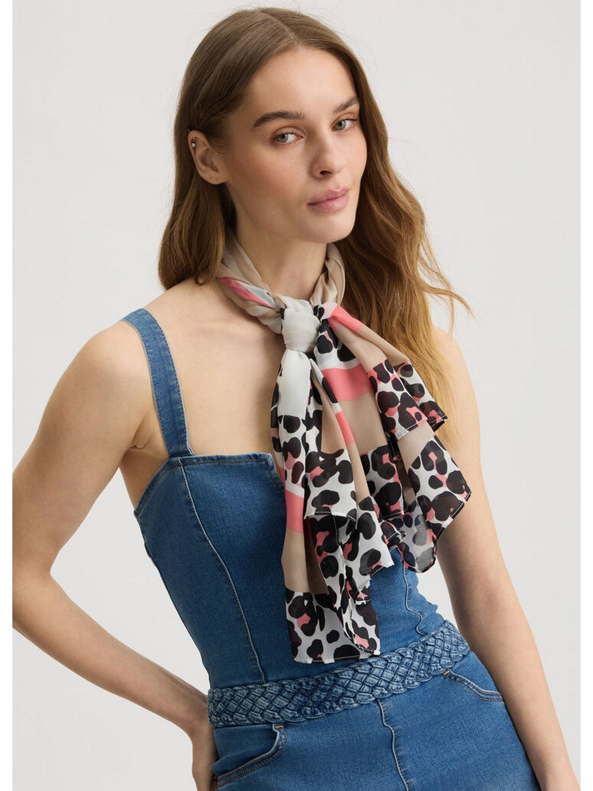 LIU JO SOFT Foulard Donna 2A5043T0300 X0666 Rosso gioboutiqueweb