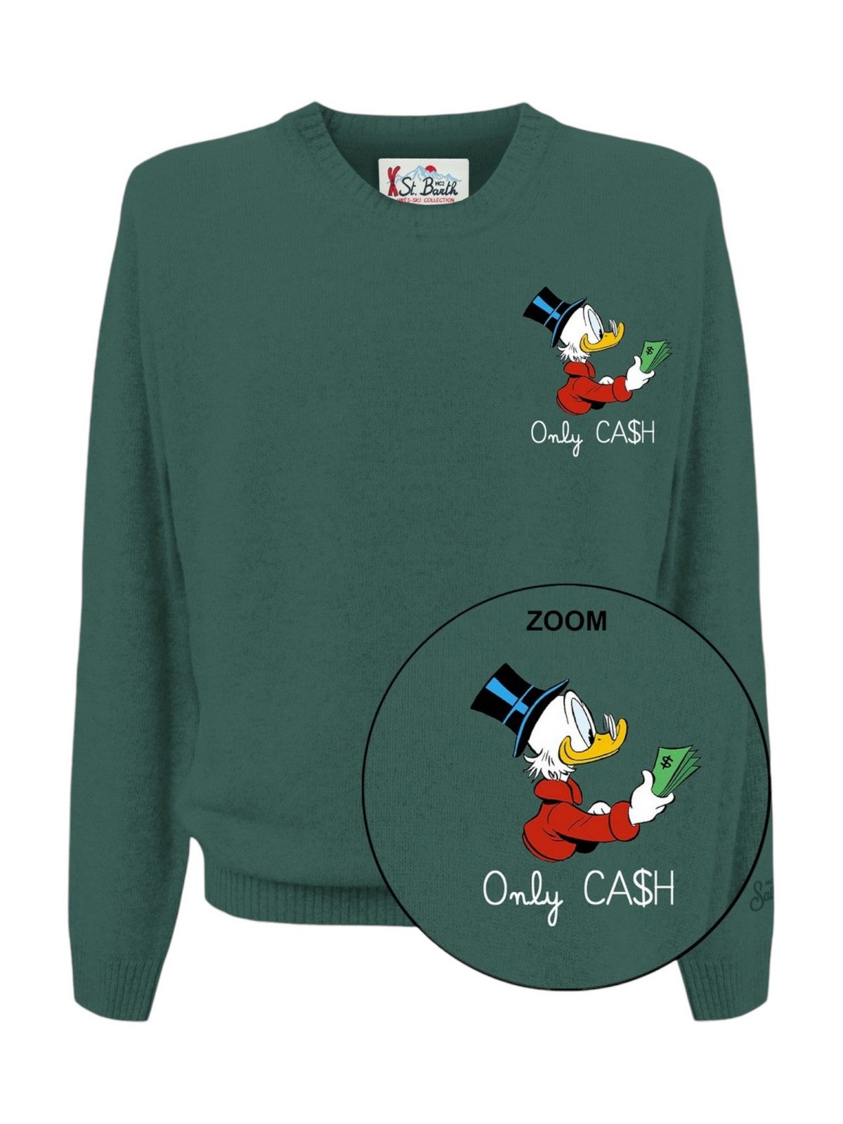 MC2 SAINT BARTH Maglione Uomo HERON LIGHT HERON LIGHT 02878G Verde gioboutiqueweb